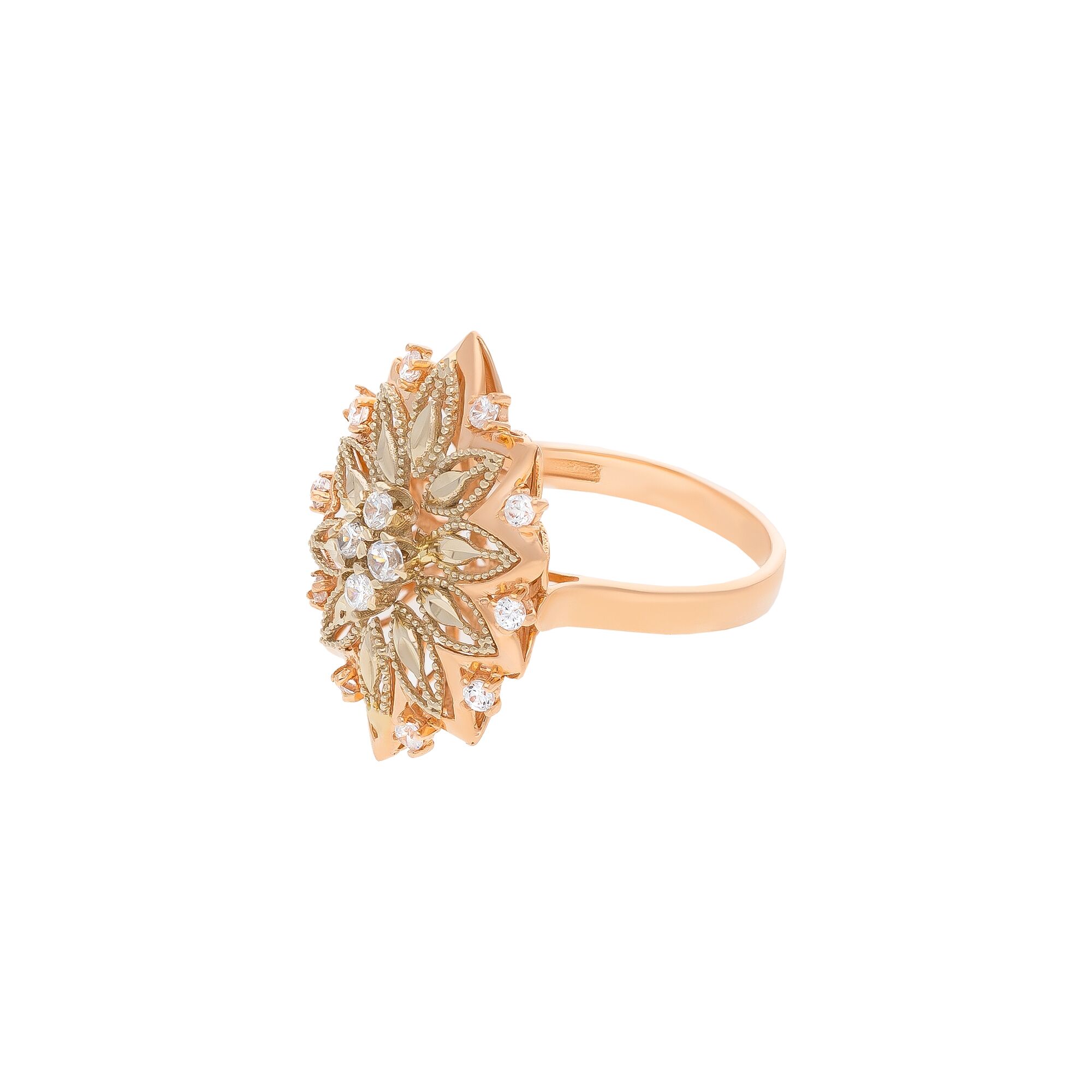 Кольцо, золото, 585, 4.36г, 46904, изображение 2 | GoldMarket.kz