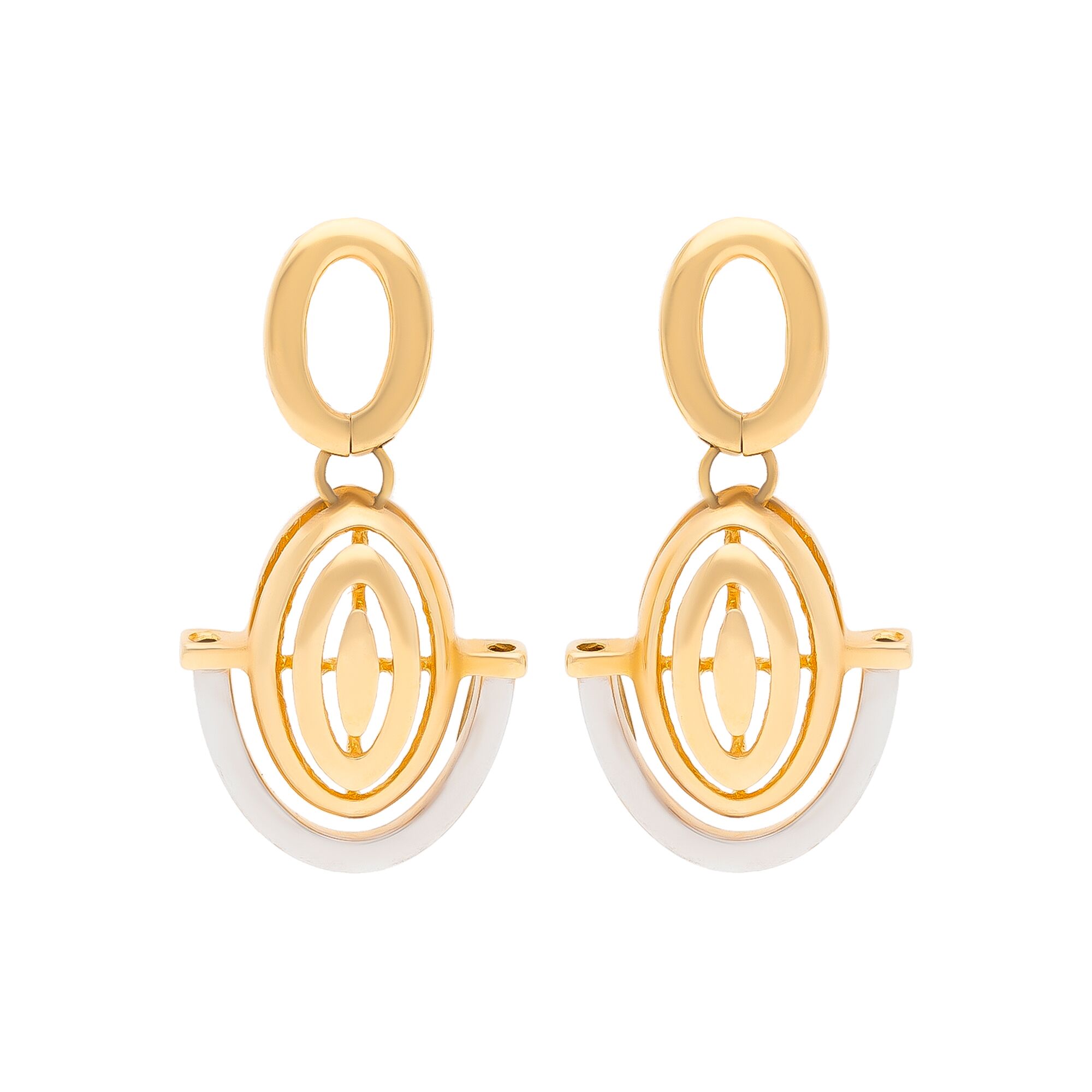 Серьги, золото, 750, 4.73г, 47775 | GoldMarket.kz
