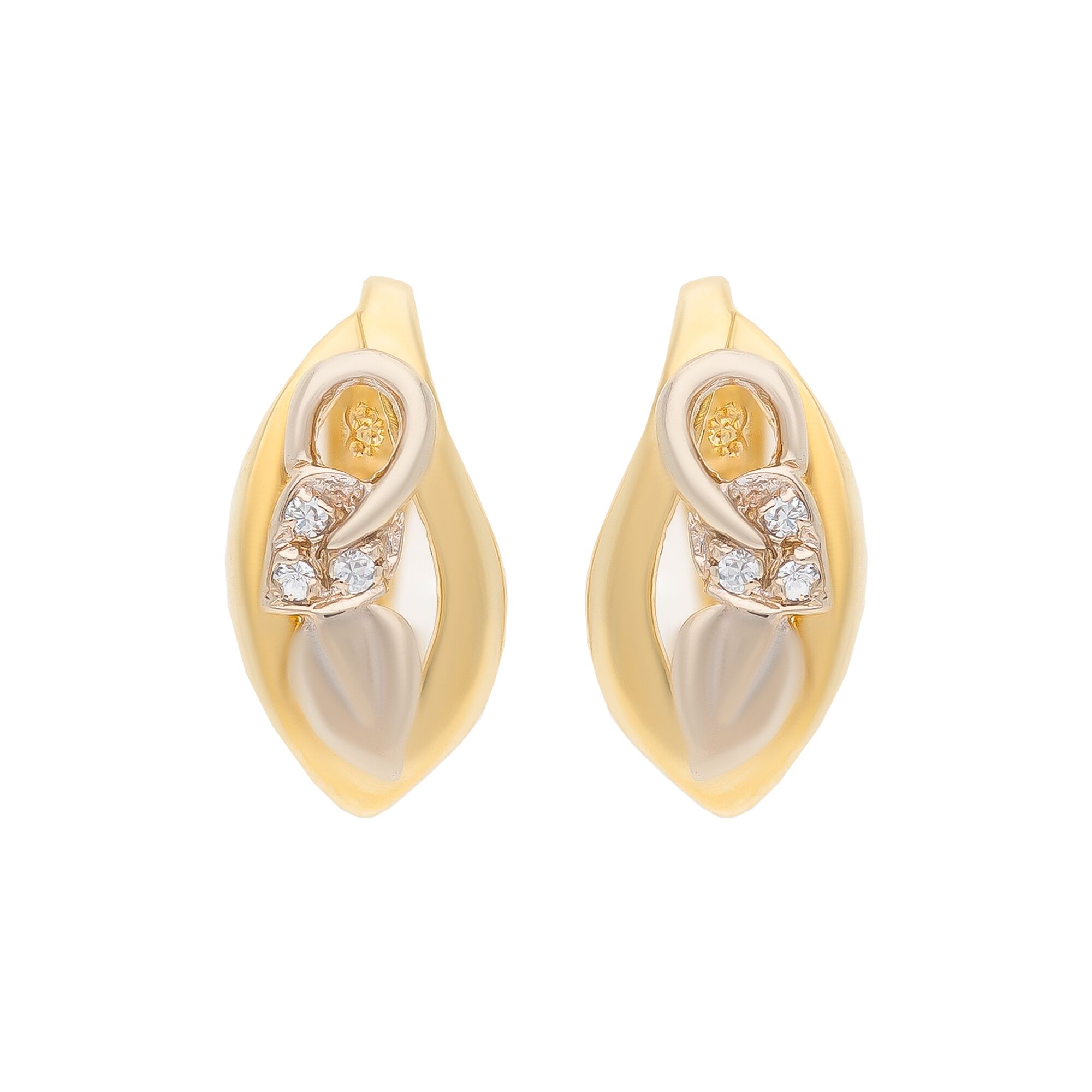 Серьги, золото, 585, 5.1 г, 53401 | GoldMarket.kz