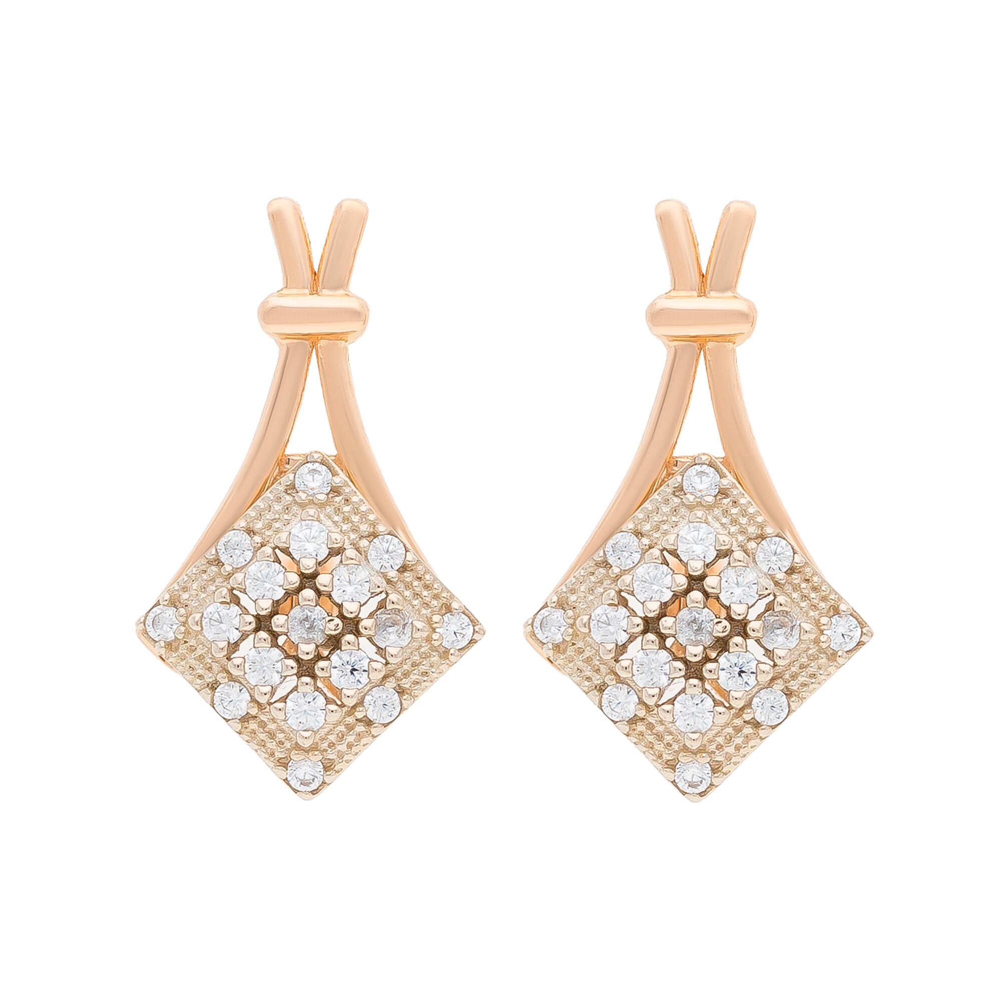 Серьги, золото, 585, 3.55г, 53563 | GoldMarket.kz