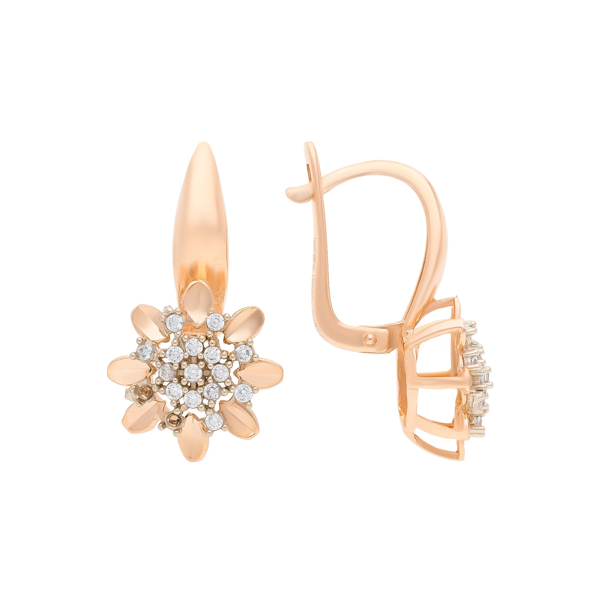 Серьги, золото, 585, 4.62г, 54322, изображение 2 | GoldMarket.kz