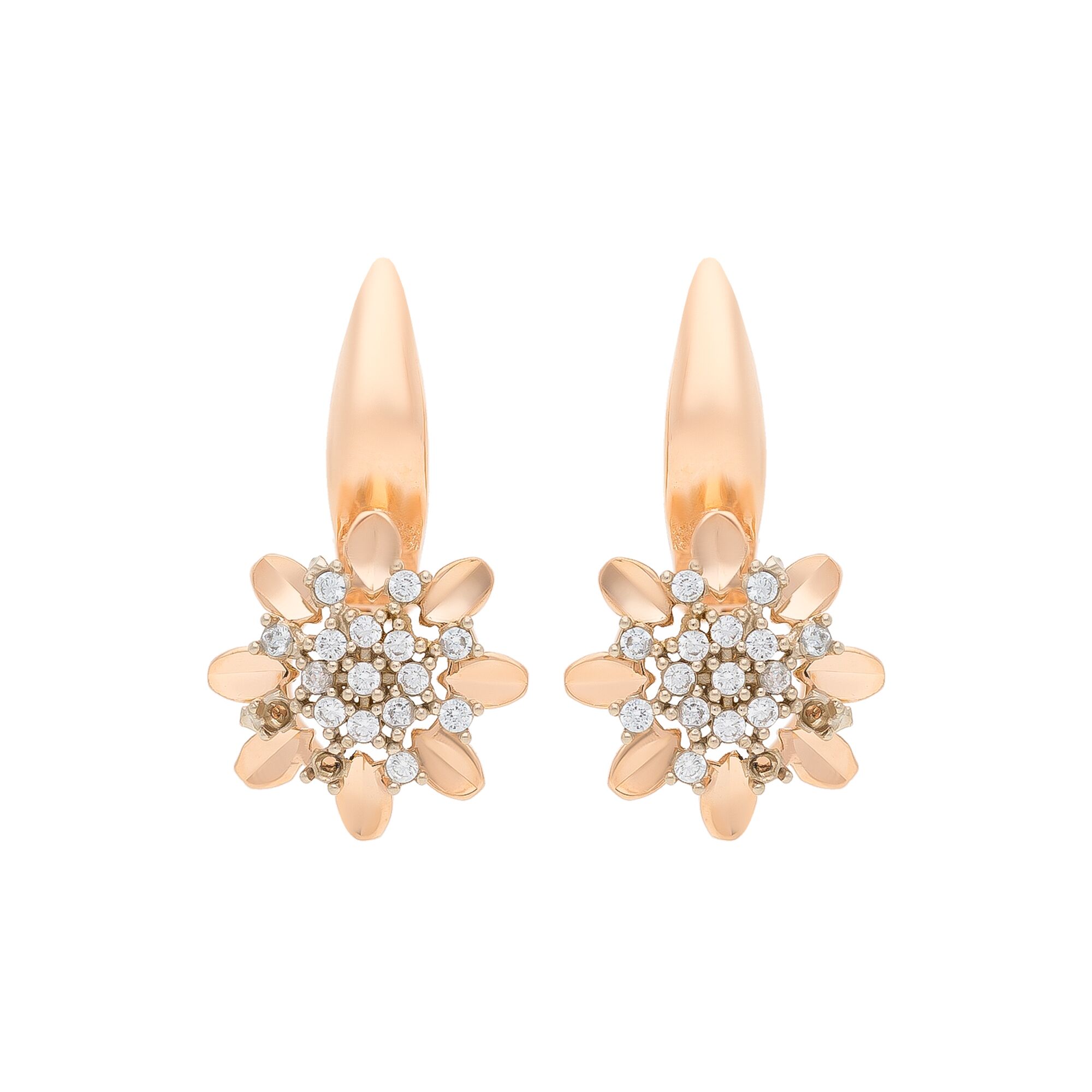 Серьги, золото, 585, 4.62г, 54322 | GoldMarket.kz
