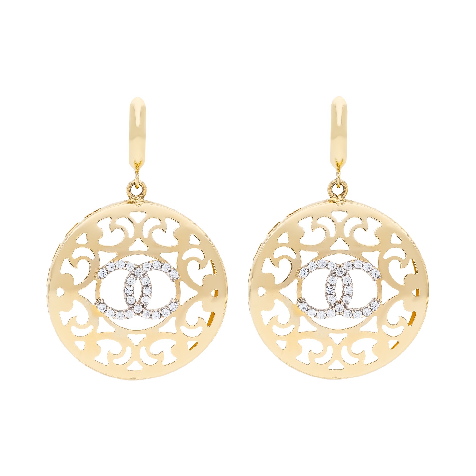 Серьги, золото, 585, 6.79г, 41467 | GoldMarket.kz