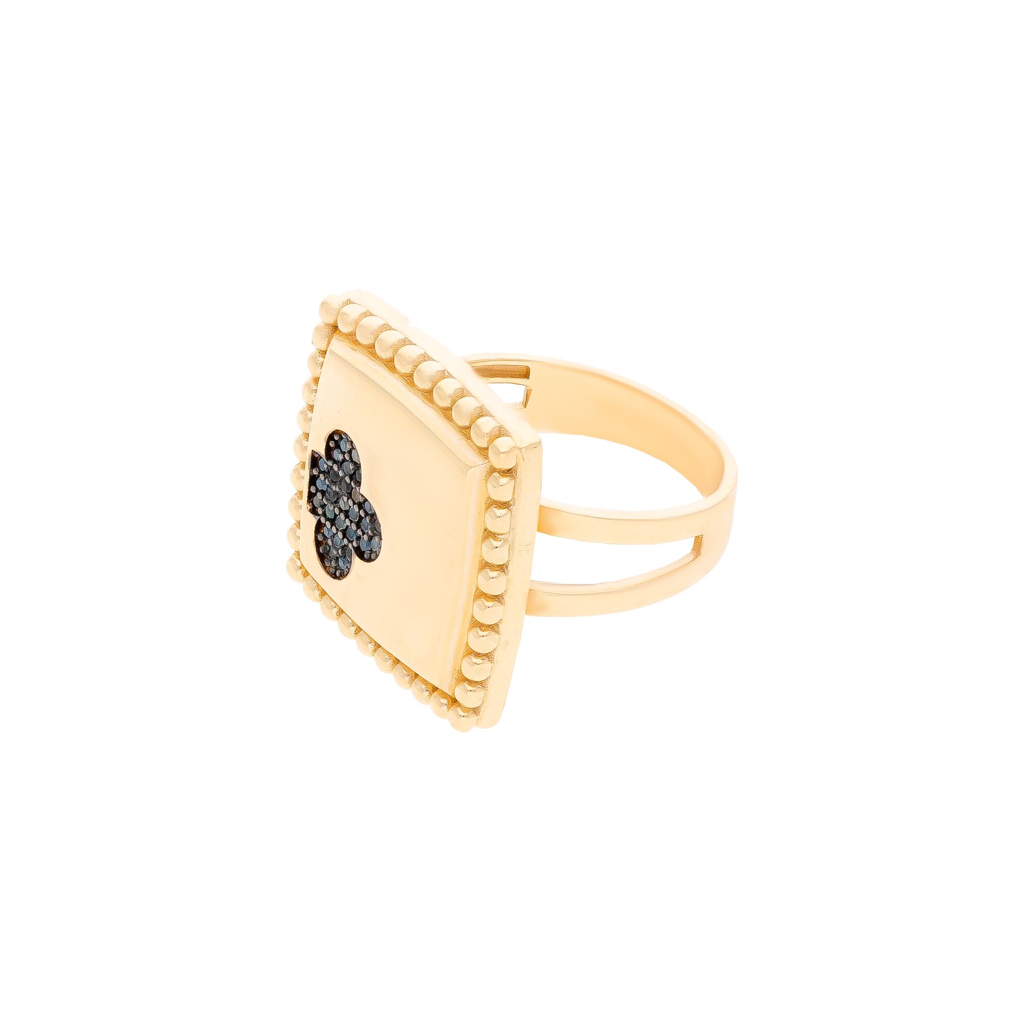 Кольцо, золото, 585, 7.8г, 41781, изображение 2 | GoldMarket.kz