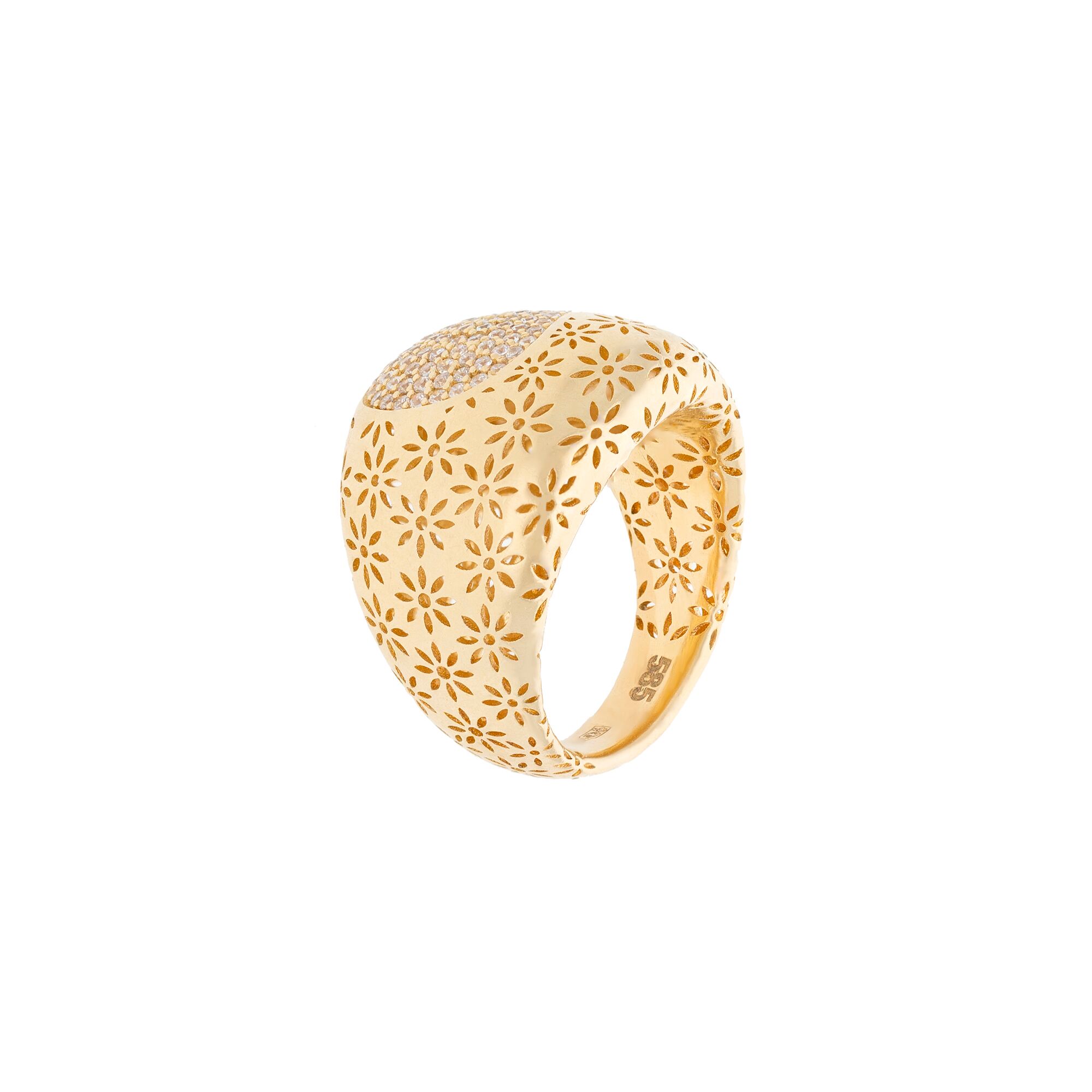 Кольцо, золото, 585, 8.67г, 42257 | GoldMarket.kz