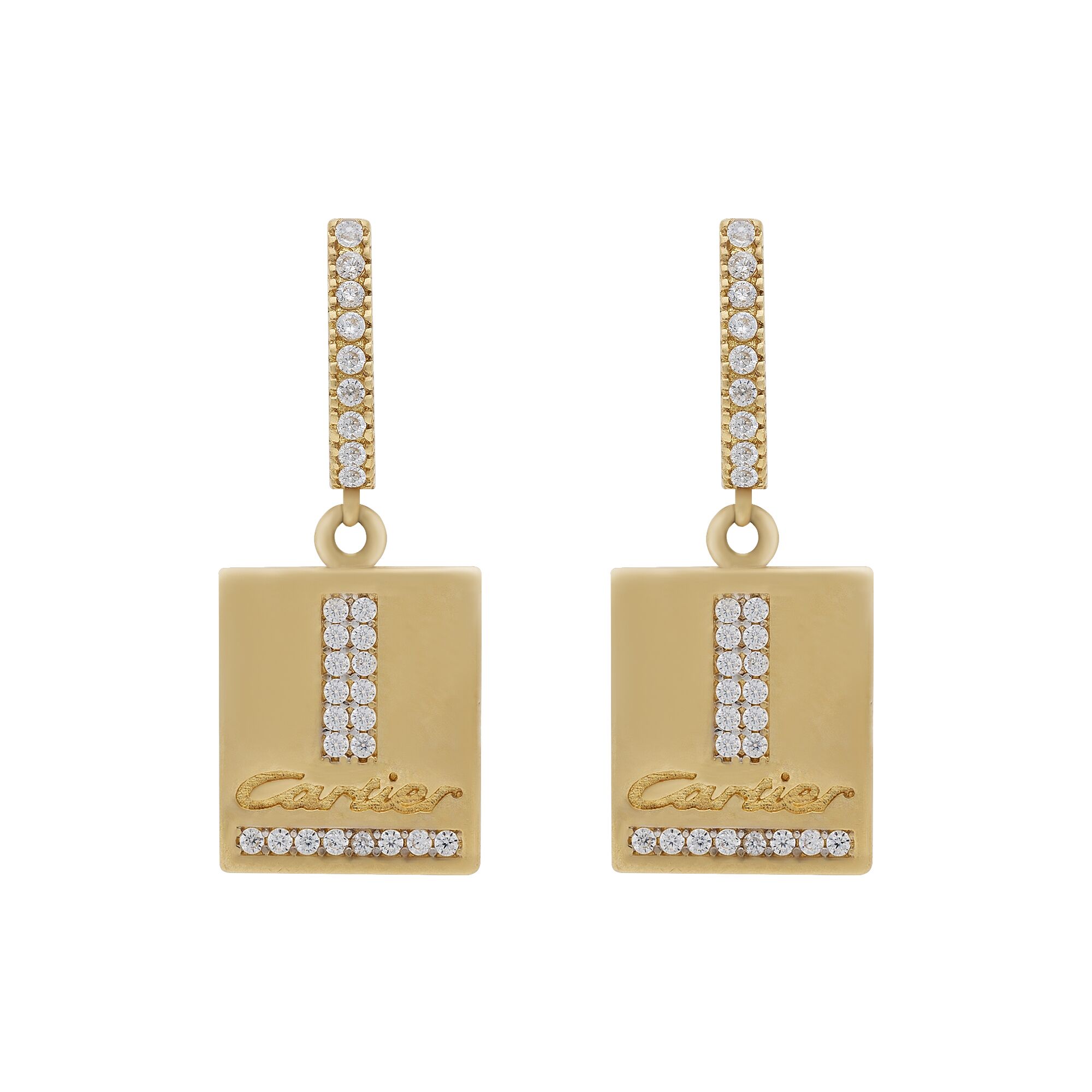 Серьги, золото, 585, 5.92г, 43331 | GoldMarket.kz
