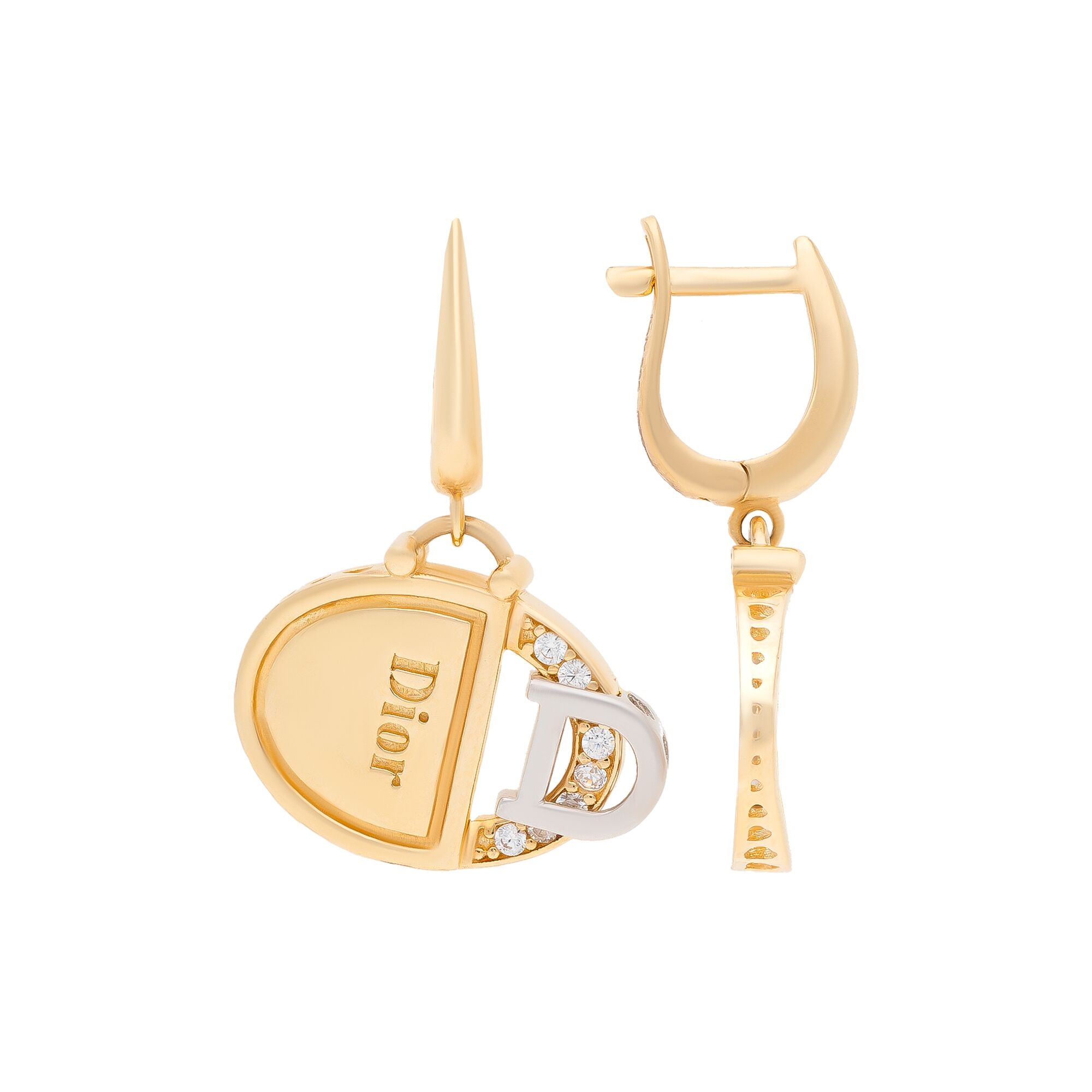 Серьги, золото, 585, 6.58г, 43333, изображение 2 | GoldMarket.kz