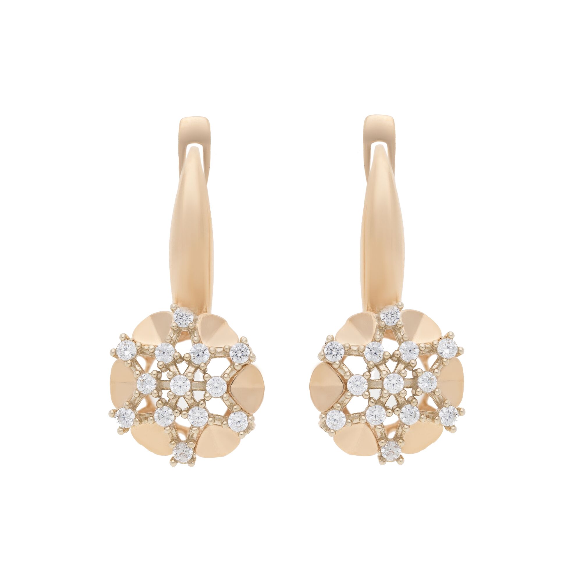 Серьги, золото, 585, 4.83г, 46930 | GoldMarket.kz