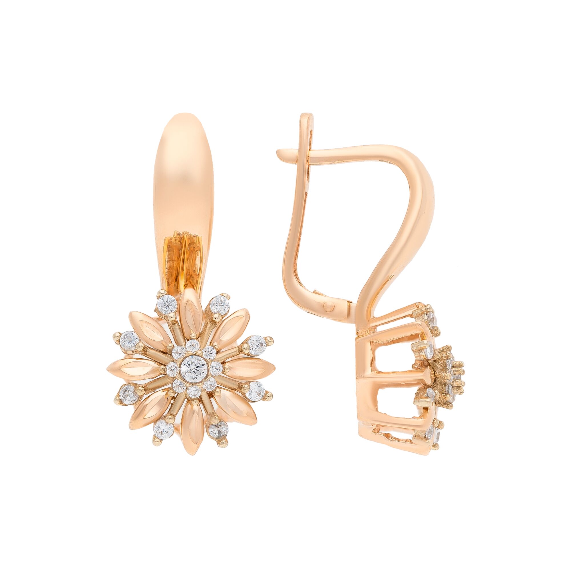 Серьги, золото, 585, 5.89г, 47450, изображение 2 | GoldMarket.kz