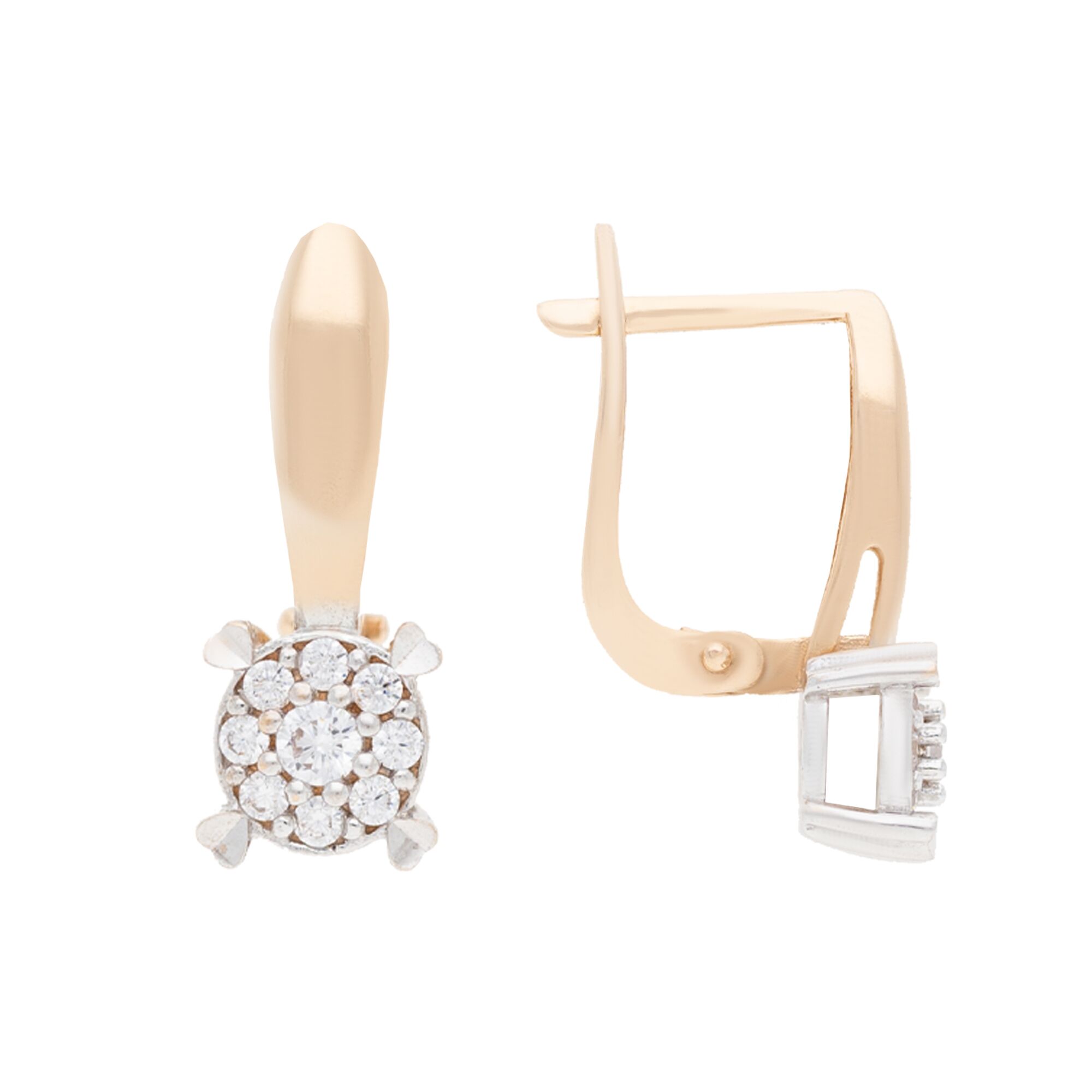 Серьги, золото, 585, 3.76г, 47992, изображение 2 | GoldMarket.kz