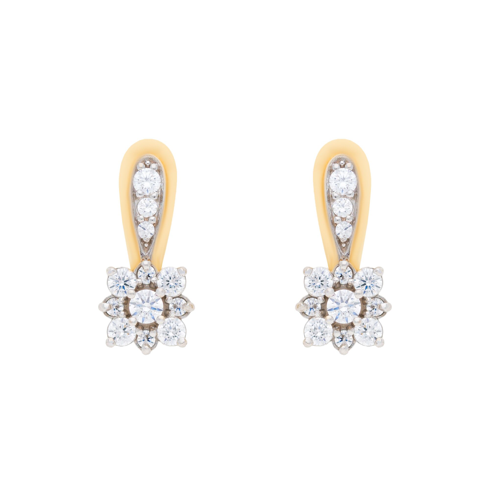 Серьги, золото, 585, 5.58г, 48260 | GoldMarket.kz