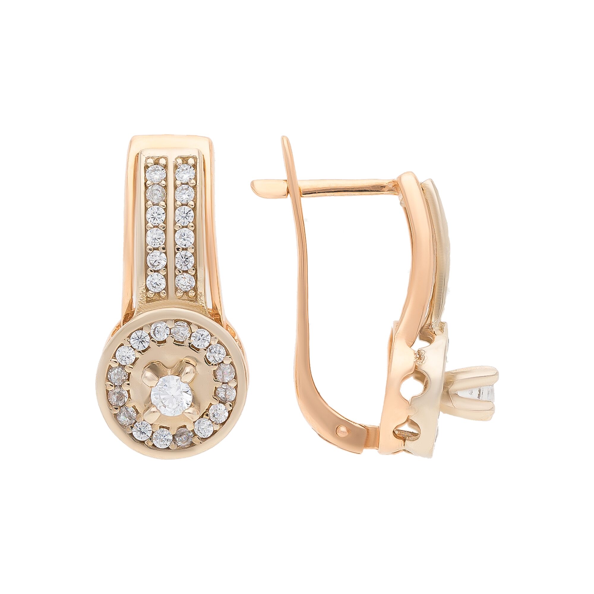 Серьги, золото, 585, 5.22г, 50699, изображение 2 | GoldMarket.kz