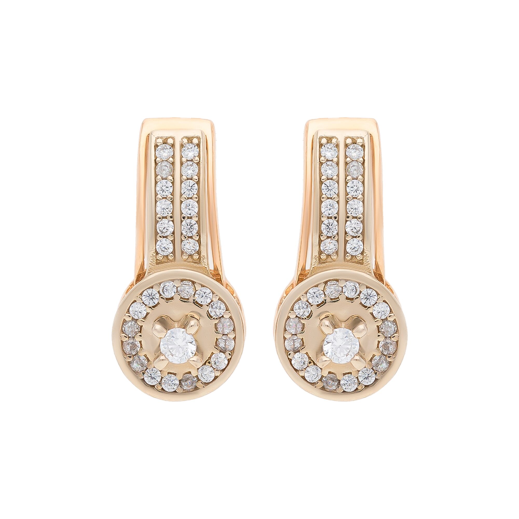 Серьги, золото, 585, 5.22г, 50699 | GoldMarket.kz