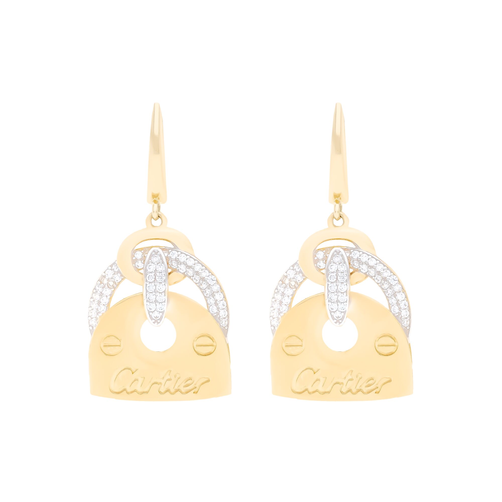 Серьги, золото, 585, 6.44г, 53029 | GoldMarket.kz