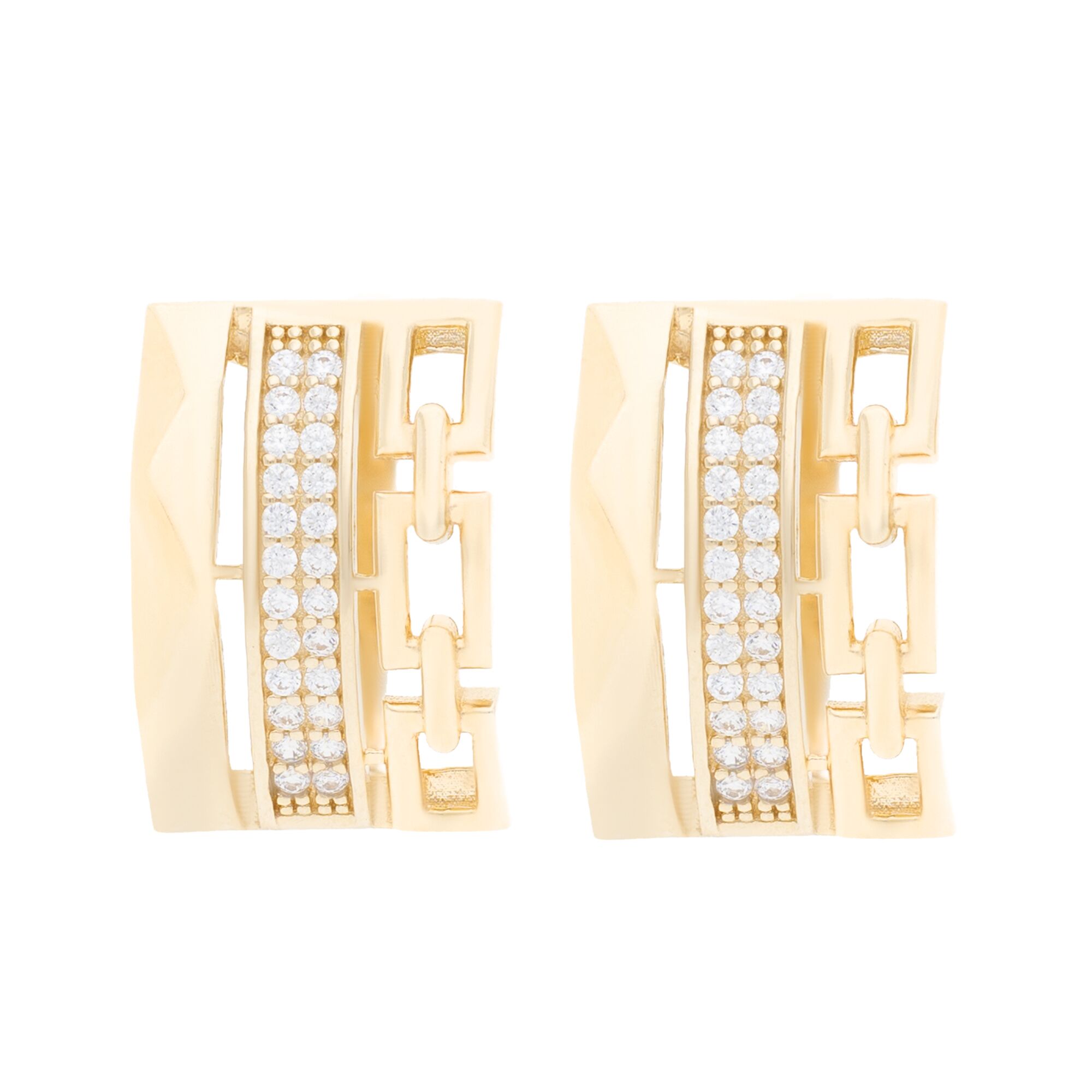 Серьги, золото, 585, 4.91г, 53594 | GoldMarket.kz
