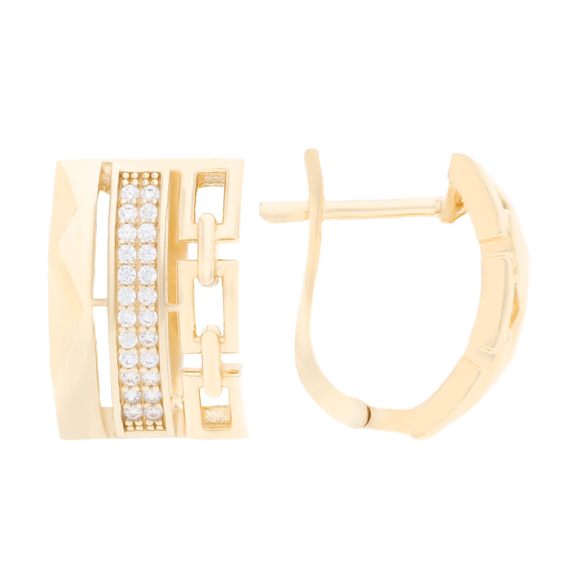 Серьги, золото, 585, 4.91г, 53594, изображение 2 | GoldMarket.kz