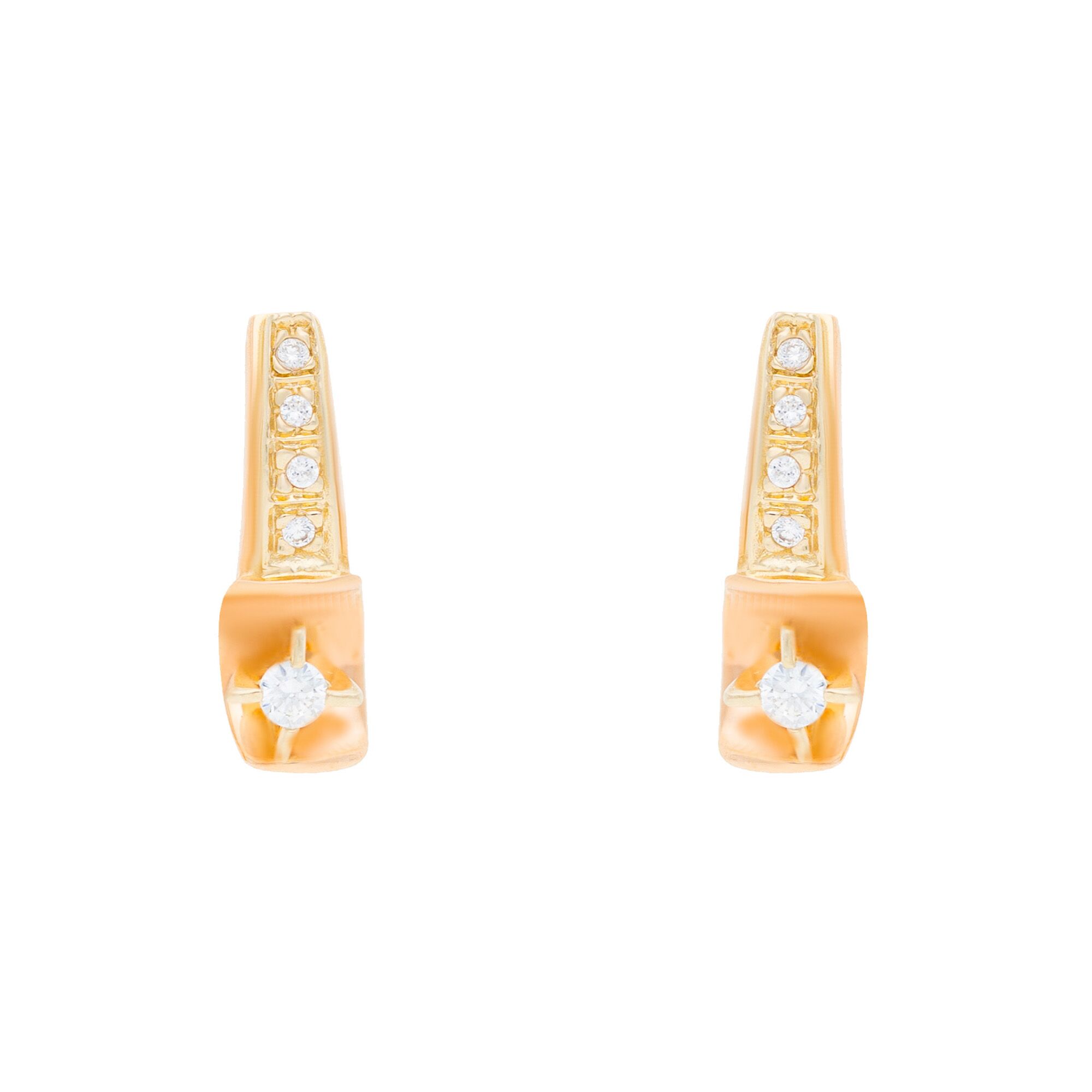 Серьги, золото, 585, 4.76г, 53689 | GoldMarket.kz