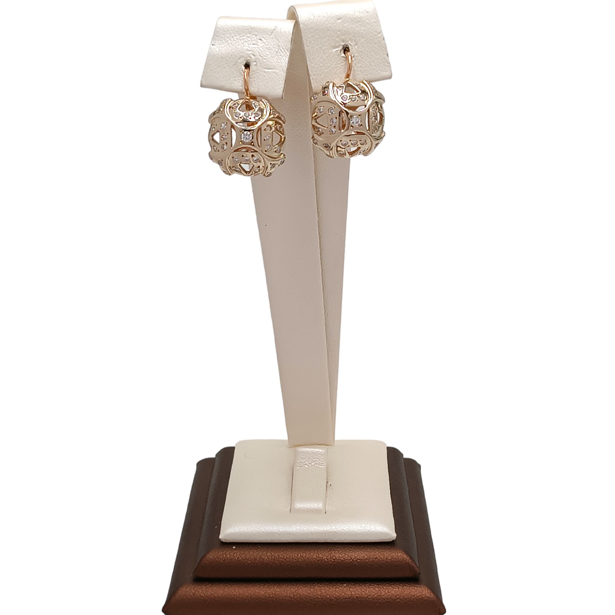 Серьги, золото, 585, 8.79г, 54054, изображение 3 | GoldMarket.kz