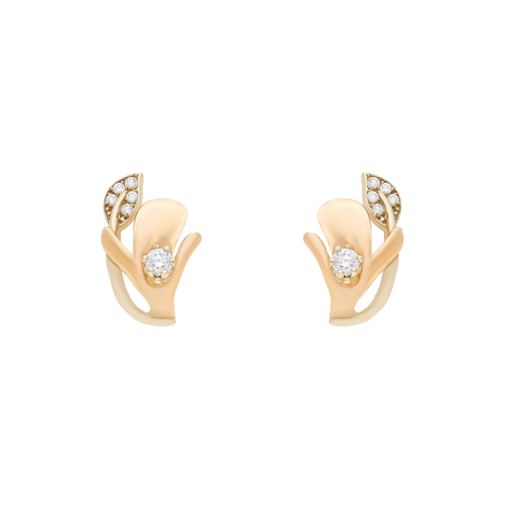 Серьги, золото, 585, 4.21г, 45451 | GoldMarket.kz