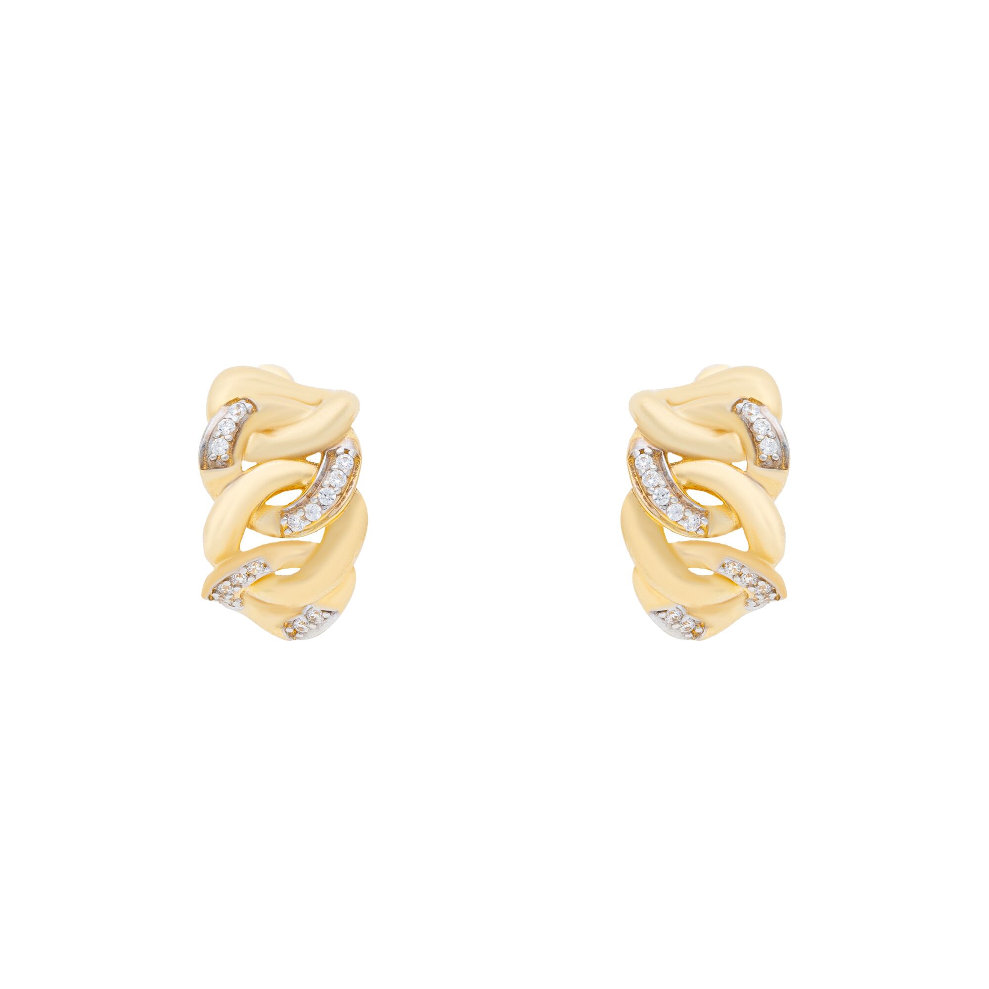 Серьги, золото, 585, 4.85г, 46437 | GoldMarket.kz