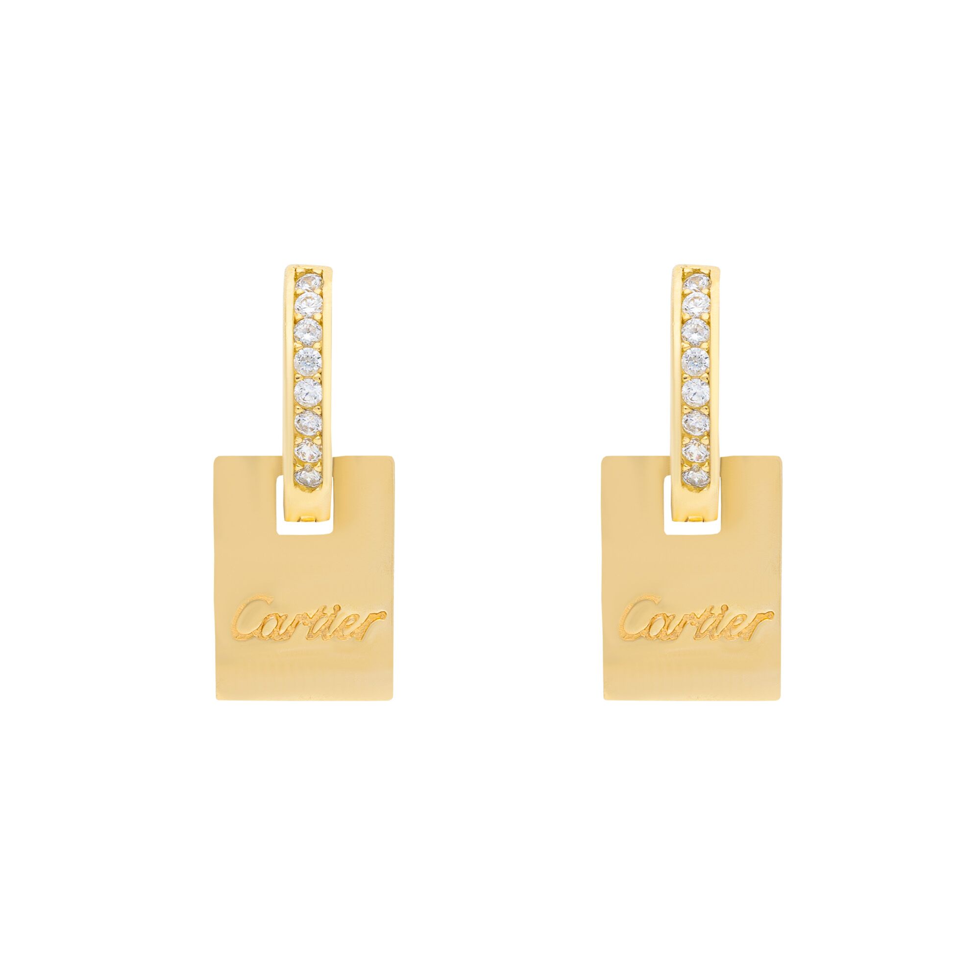 Серьги, золото, 585, 5.87г, 46620 | GoldMarket.kz