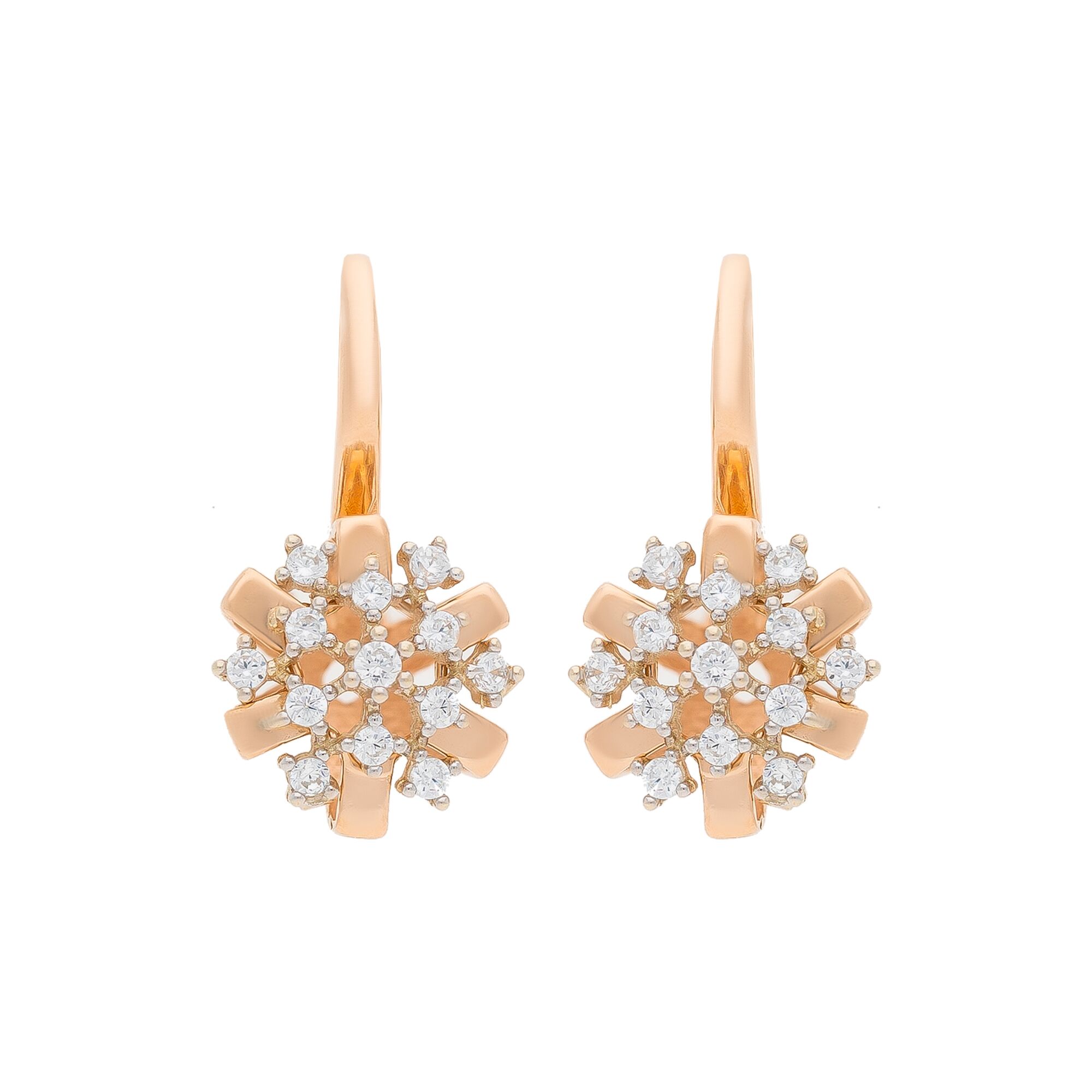 Серьги, золото, 585, 4.82г, 50204 | GoldMarket.kz