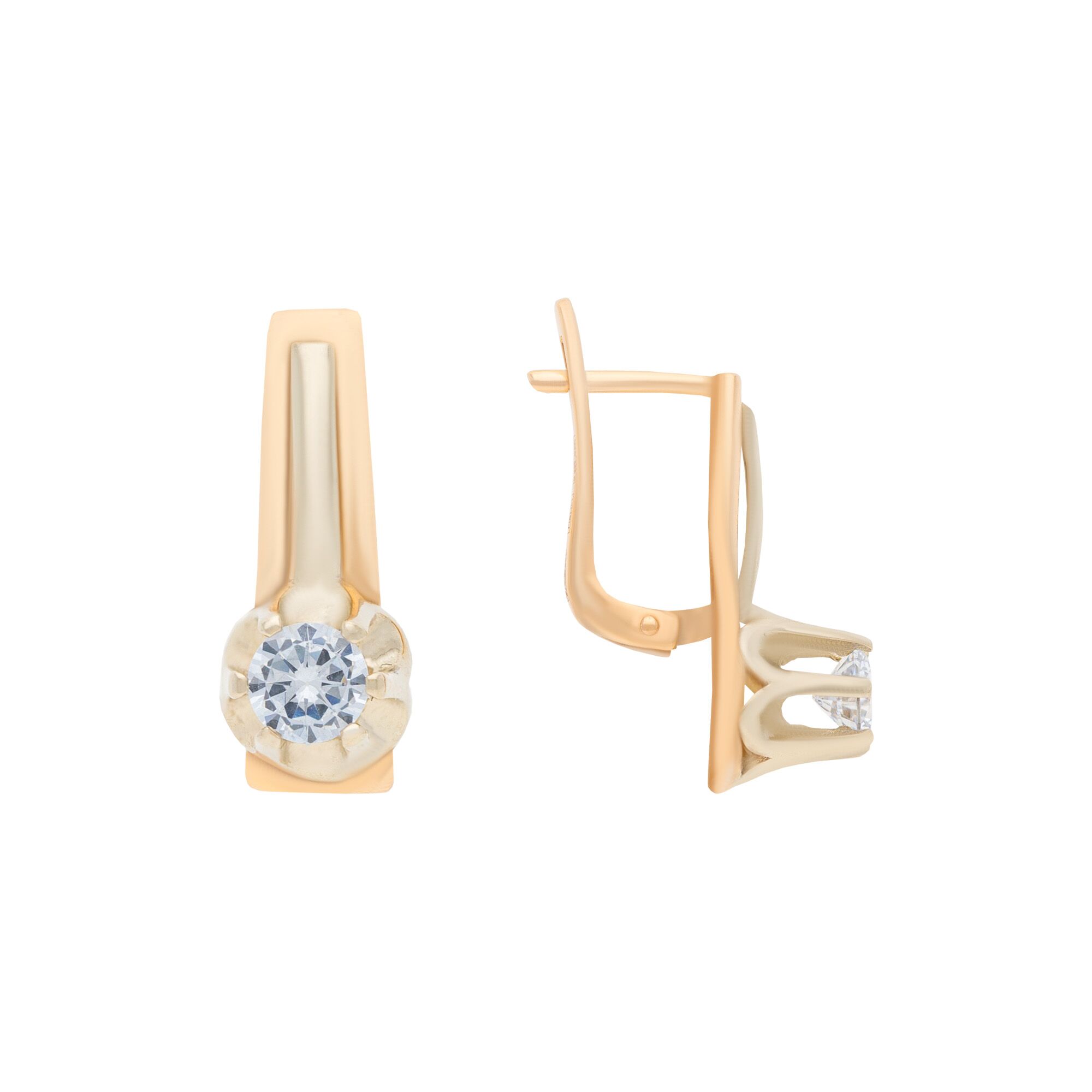 Серьги, золото, 585, 4.55г, 50251, изображение 2 | GoldMarket.kz