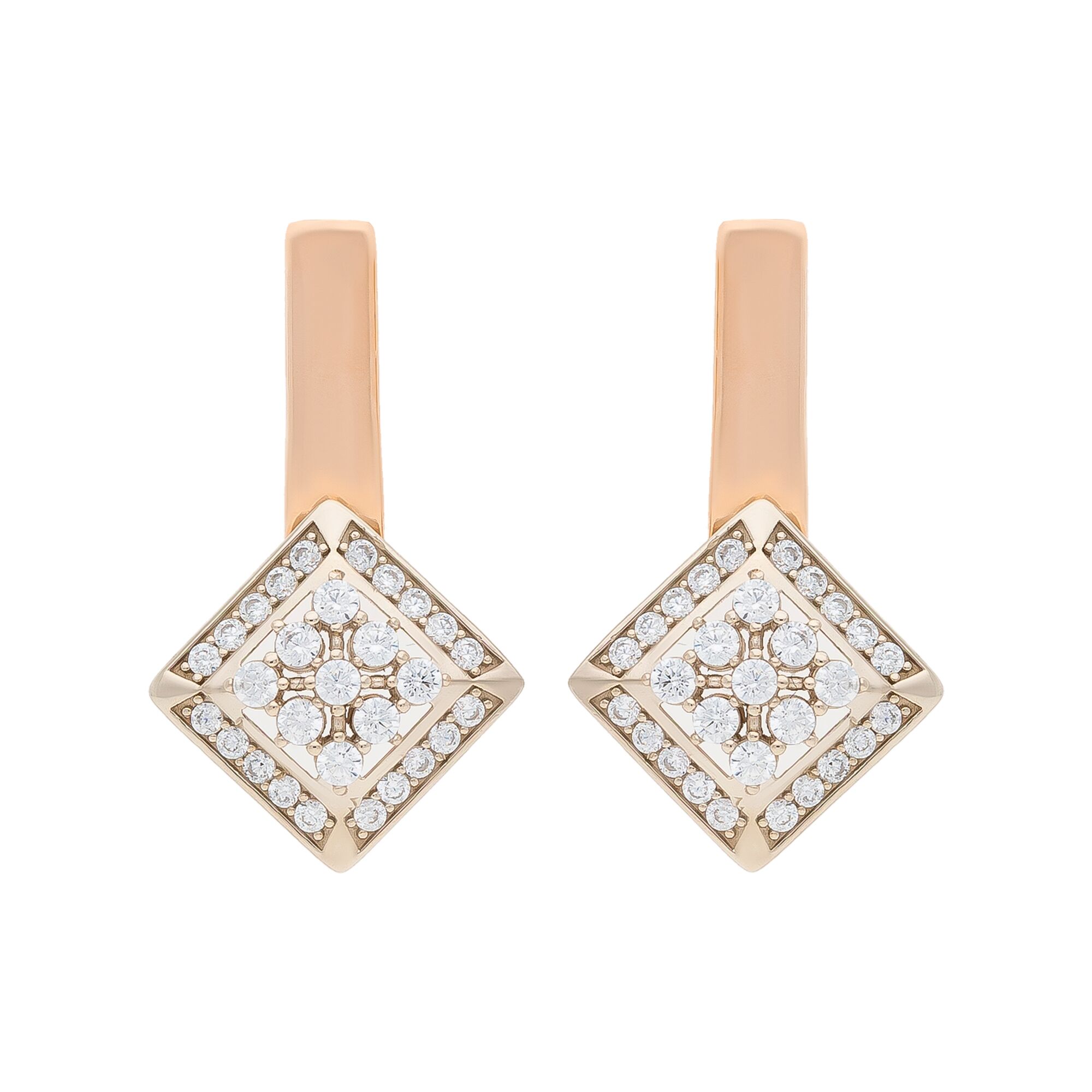 Серьги, золото, 585, 4.58г, 50682 | GoldMarket.kz