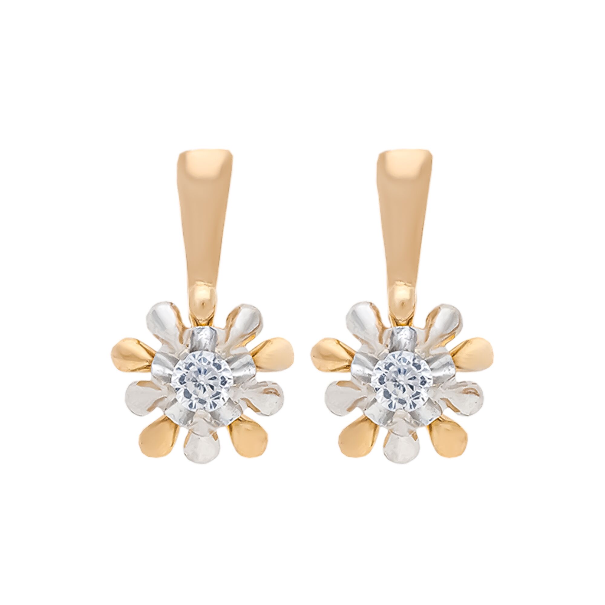 Серьги, золото, 585, 4.3г, 51002 | GoldMarket.kz