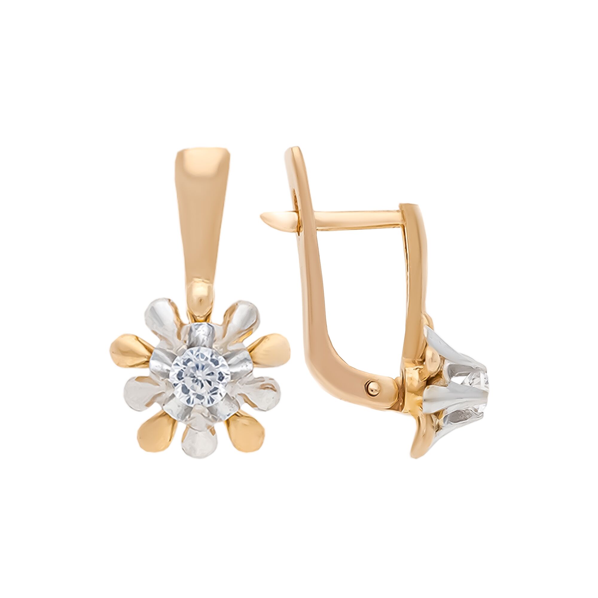 Серьги, золото, 585, 4.3г, 51002, изображение 2 | GoldMarket.kz