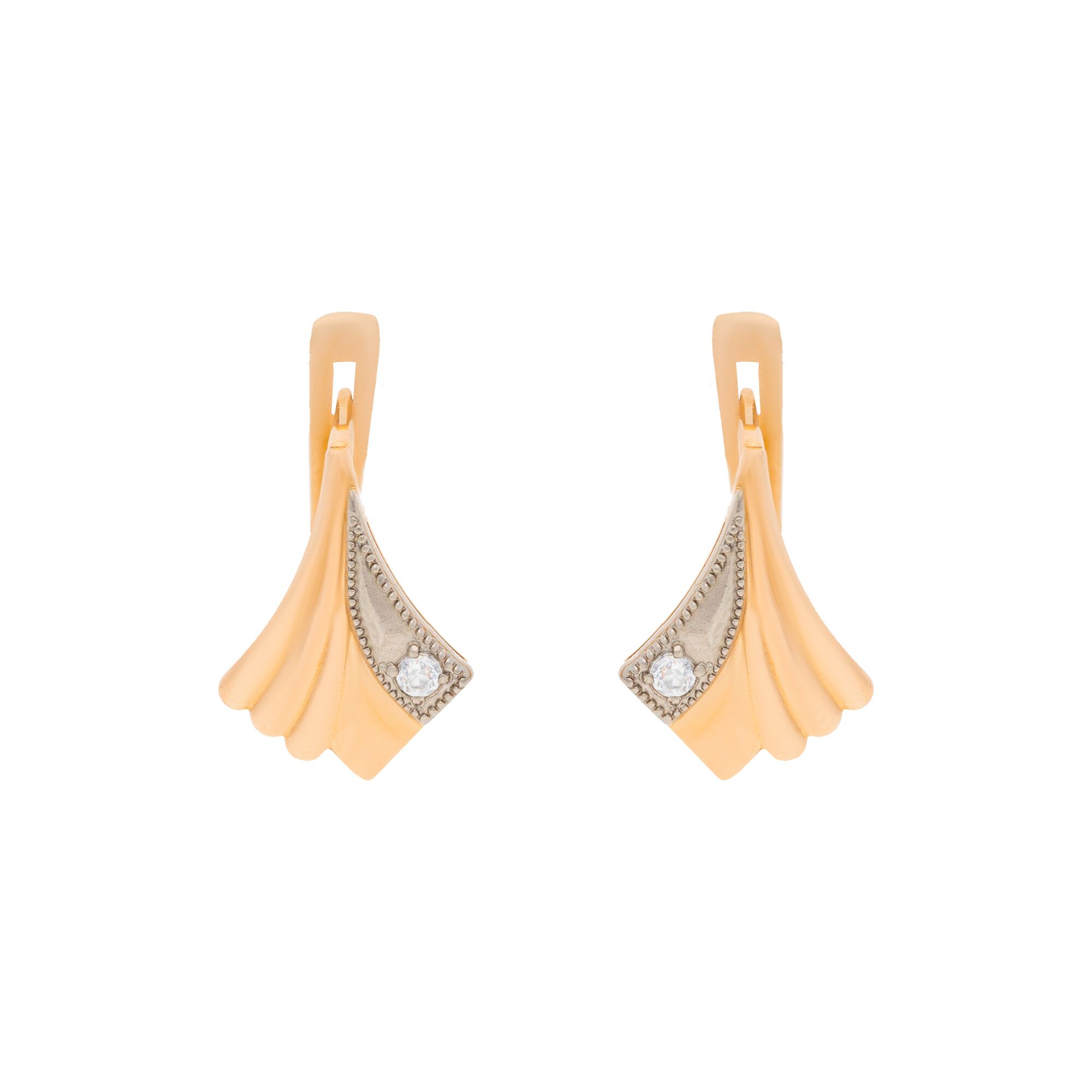 Серьги, золото, 585, 4.05г, 51120 | GoldMarket.kz