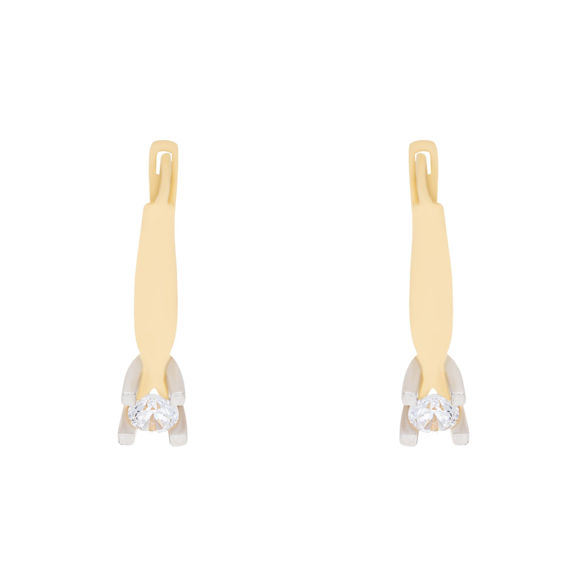 Серьги, золото, 585, 4.01г, 52531 | GoldMarket.kz