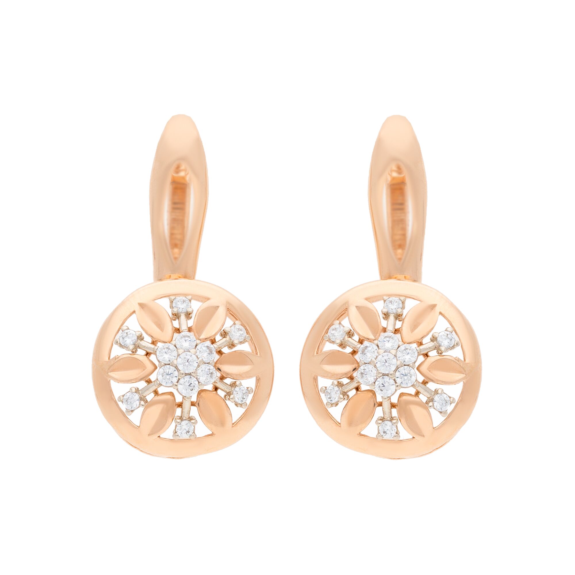 Серьги, золото, 585, 5.69г, 53957 | GoldMarket.kz