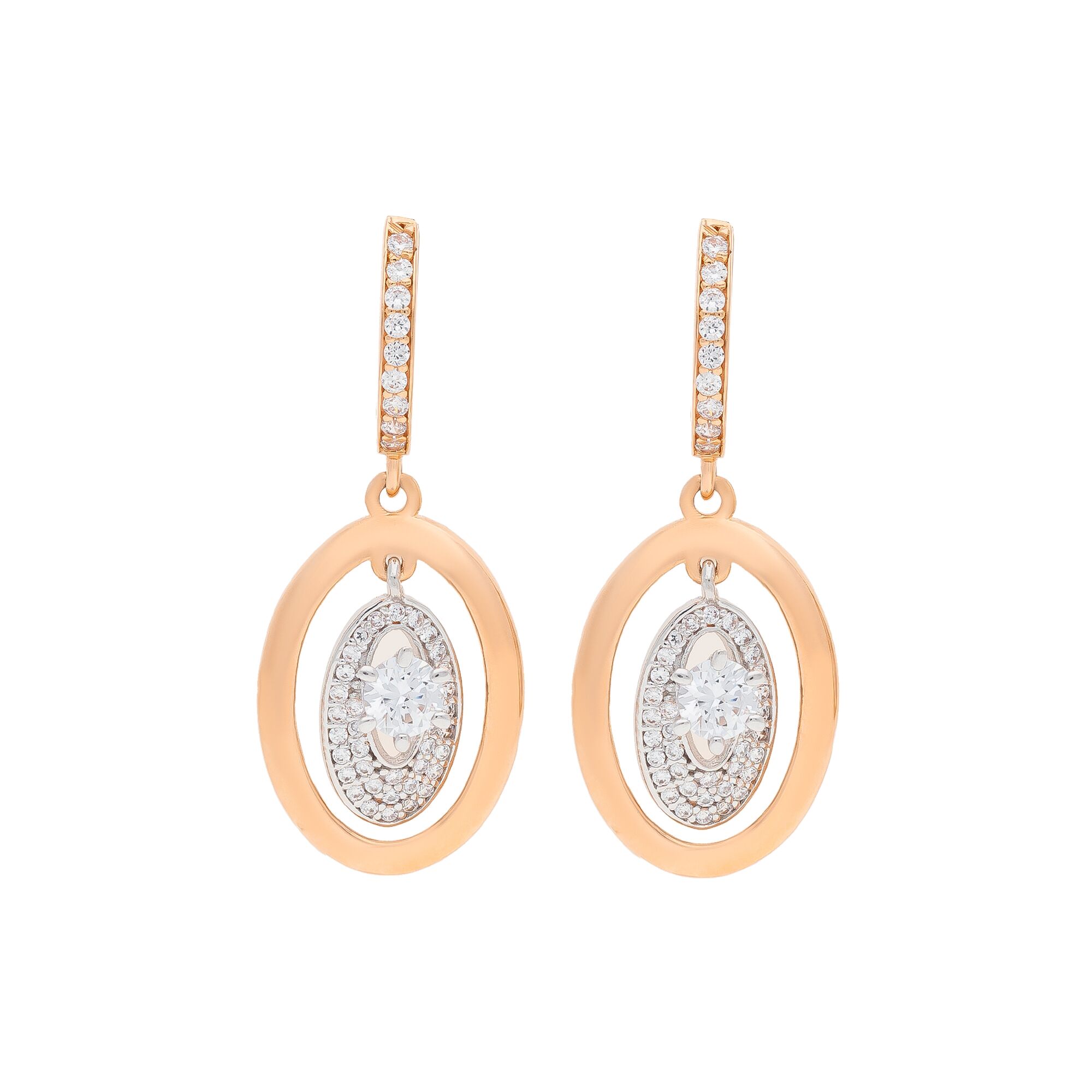 Серьги, золото, 585, 6.9г, 54079 | GoldMarket.kz