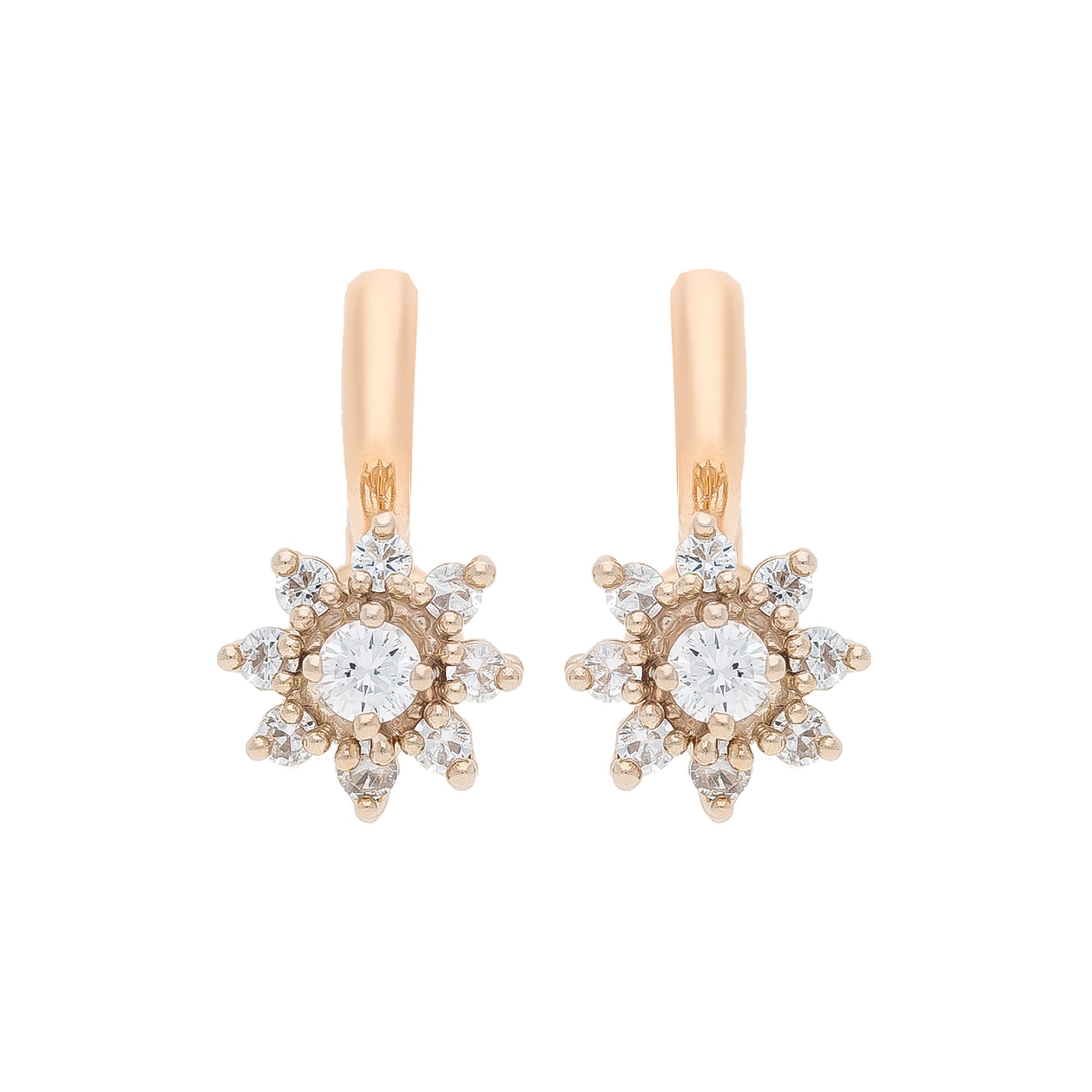 Серьги, золото, 585, 4.6г, 54099 | GoldMarket.kz