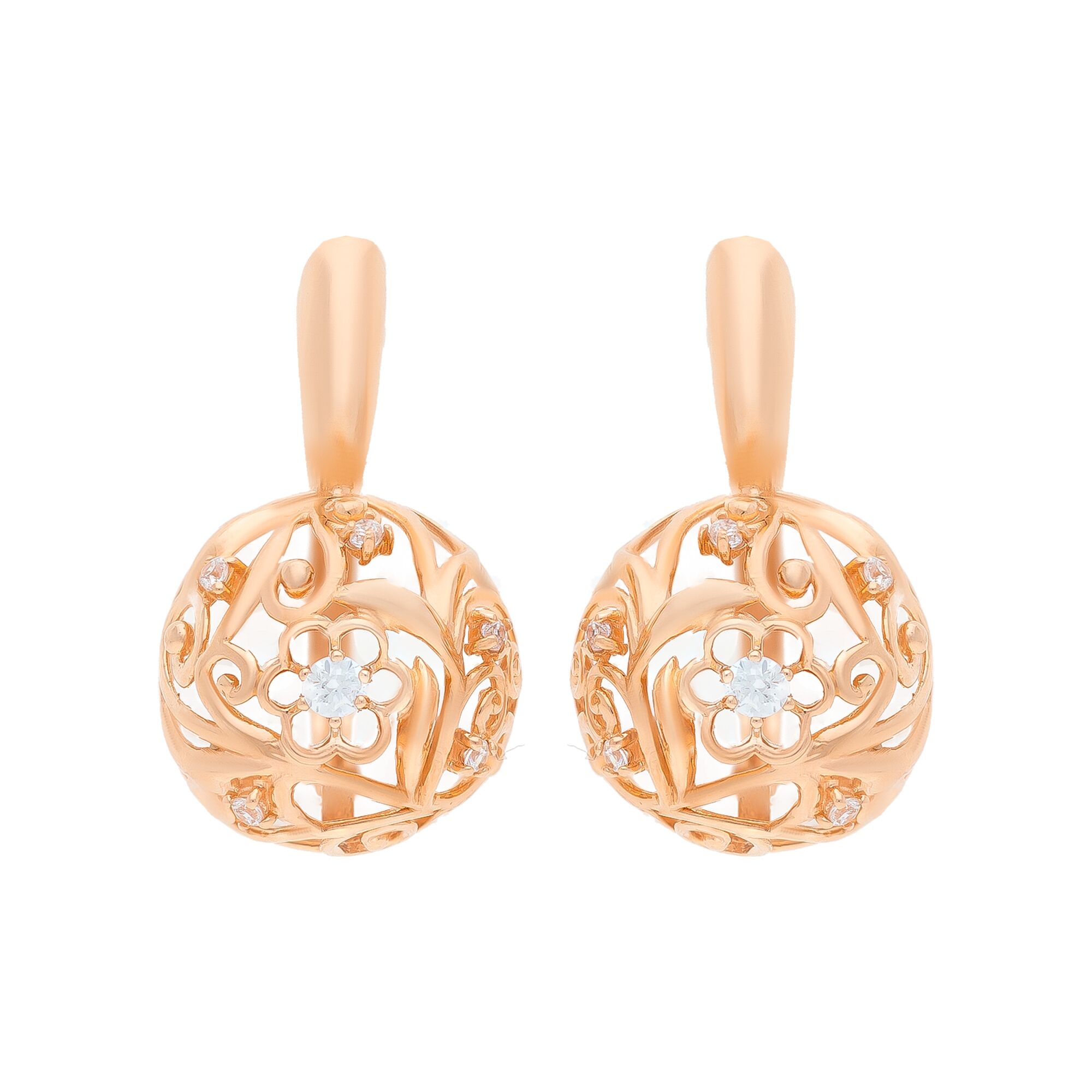 Серьги, золото, 585, 9.05г, 54145 | GoldMarket.kz