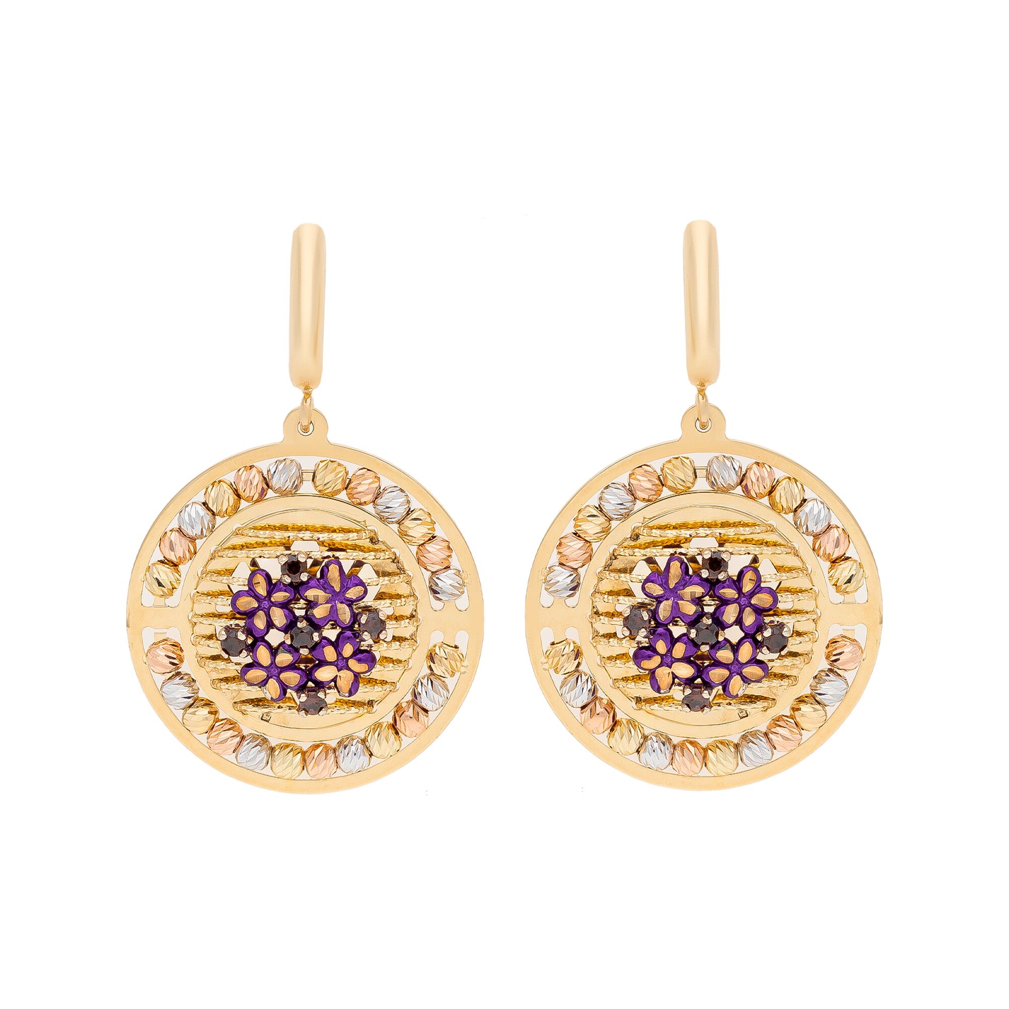 Серьги, золото, 585, 8.33г, 54180 | GoldMarket.kz