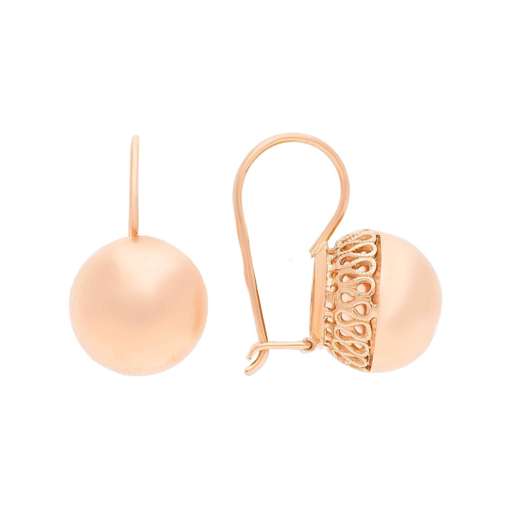 Серьги, золото, 585, 4.76г, 54183, изображение 2 | GoldMarket.kz