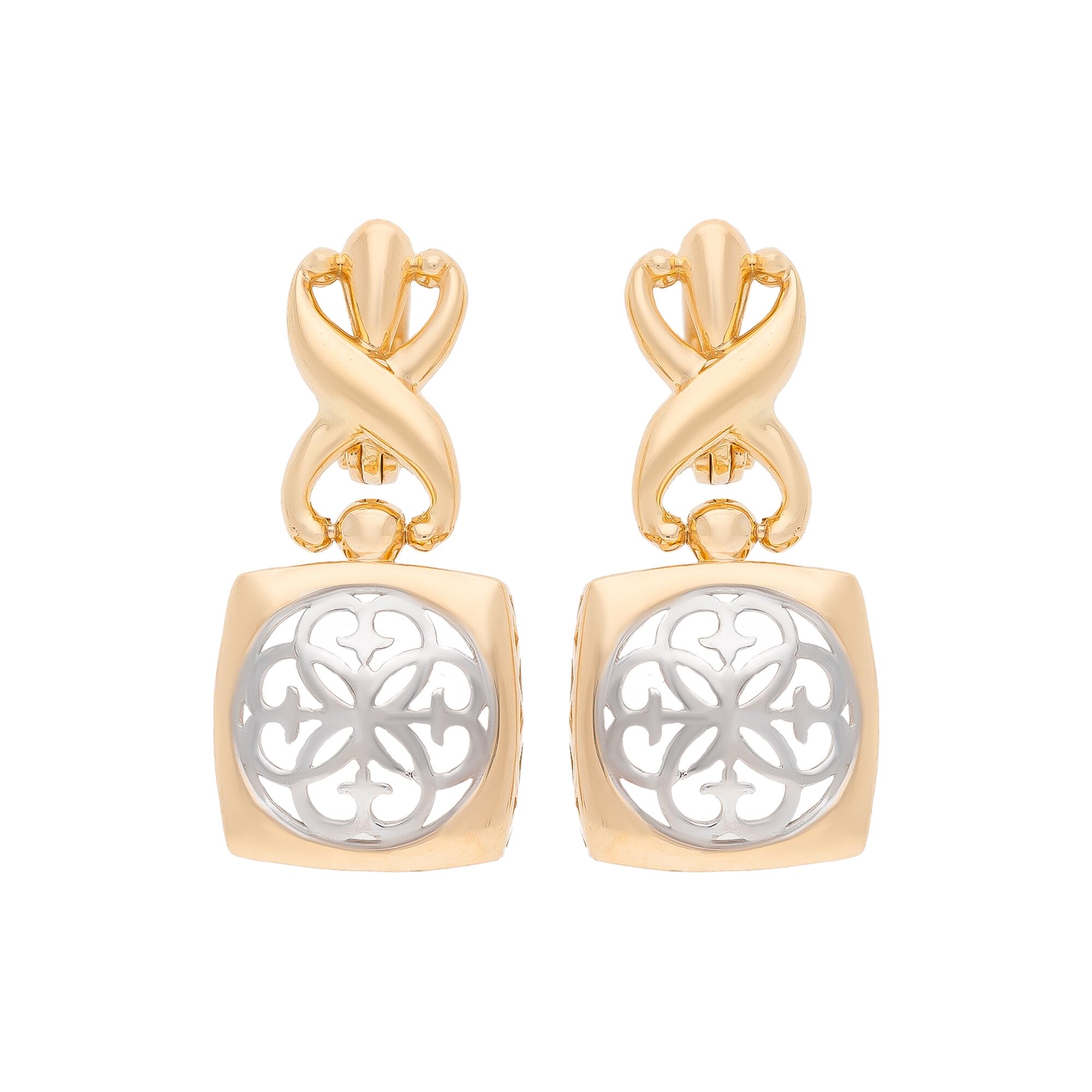 Серьги, золото, 585, 6.78г, 54208 | GoldMarket.kz