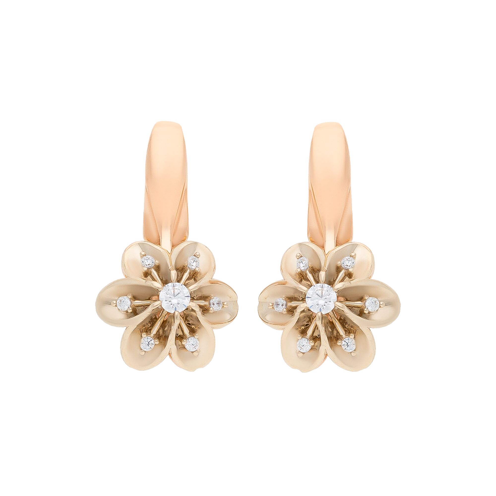 Серьги, золото, 585, 7.02г, 54238 | GoldMarket.kz