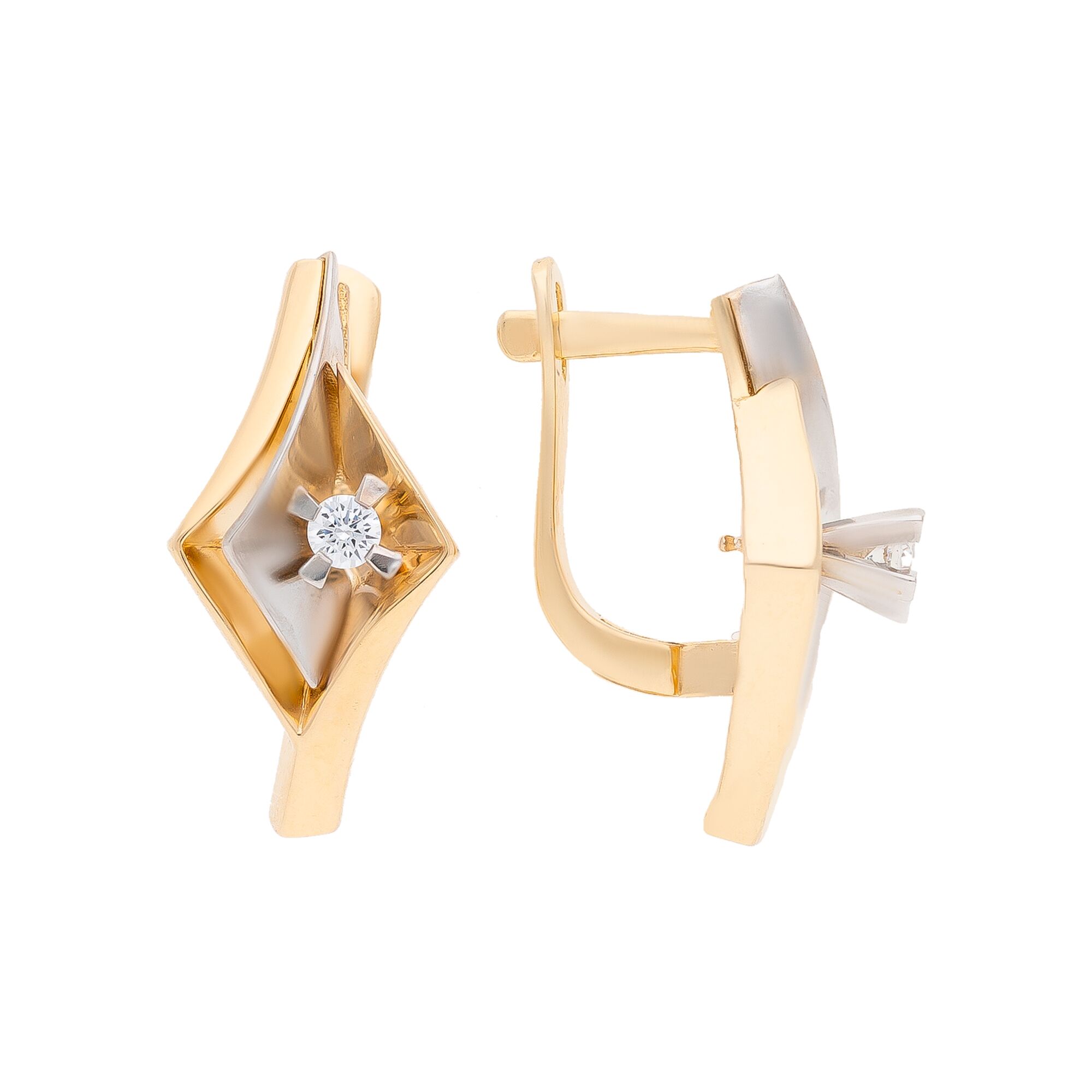 Серьги, золото, 585, 7.71г, 54242, изображение 2 | GoldMarket.kz