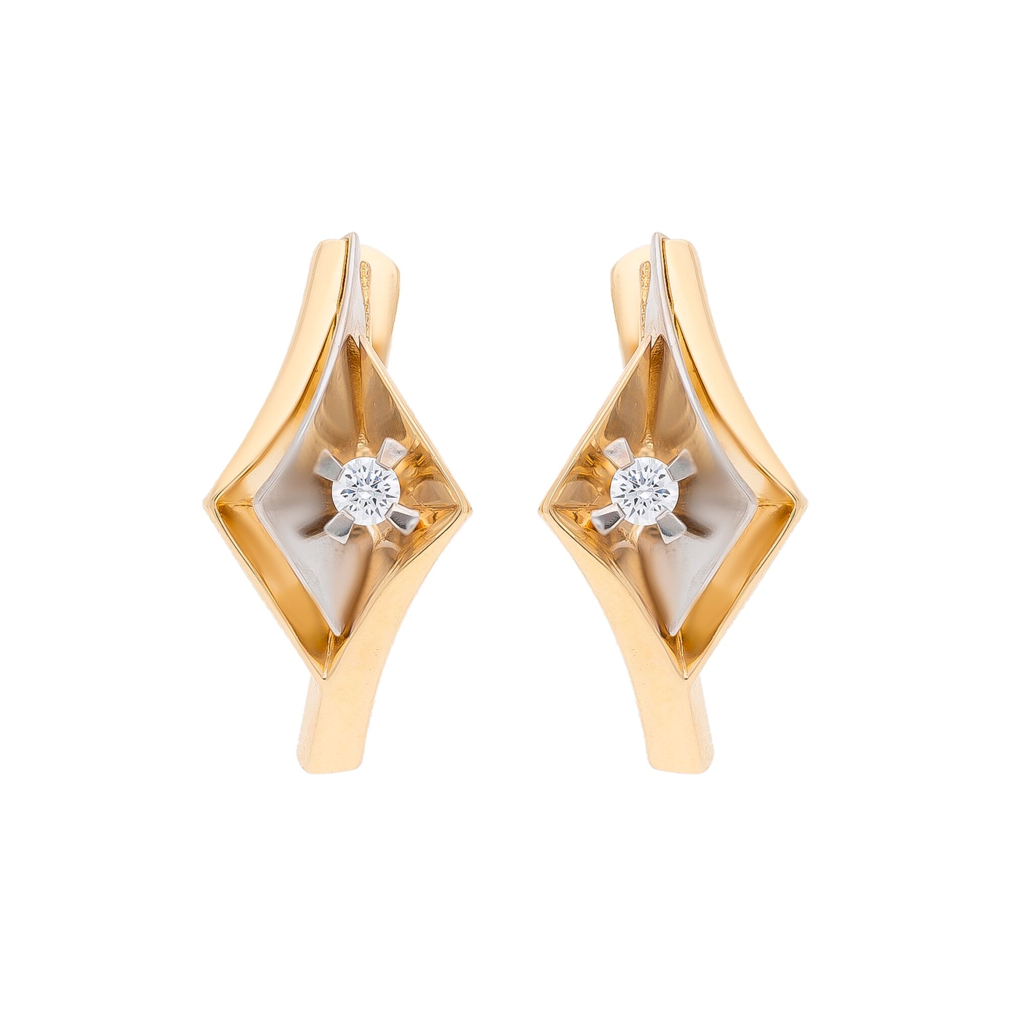 Серьги, золото, 585, 7.71г, 54242 | GoldMarket.kz