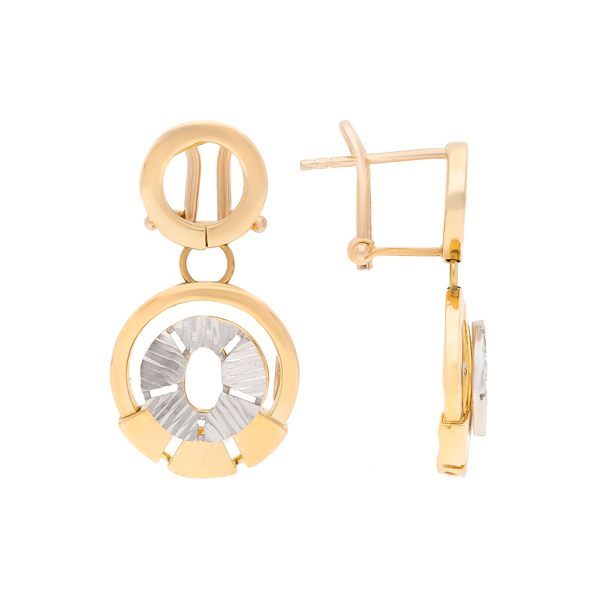 Серьги, золото, 750, 5.42г, 54286, изображение 2 | GoldMarket.kz