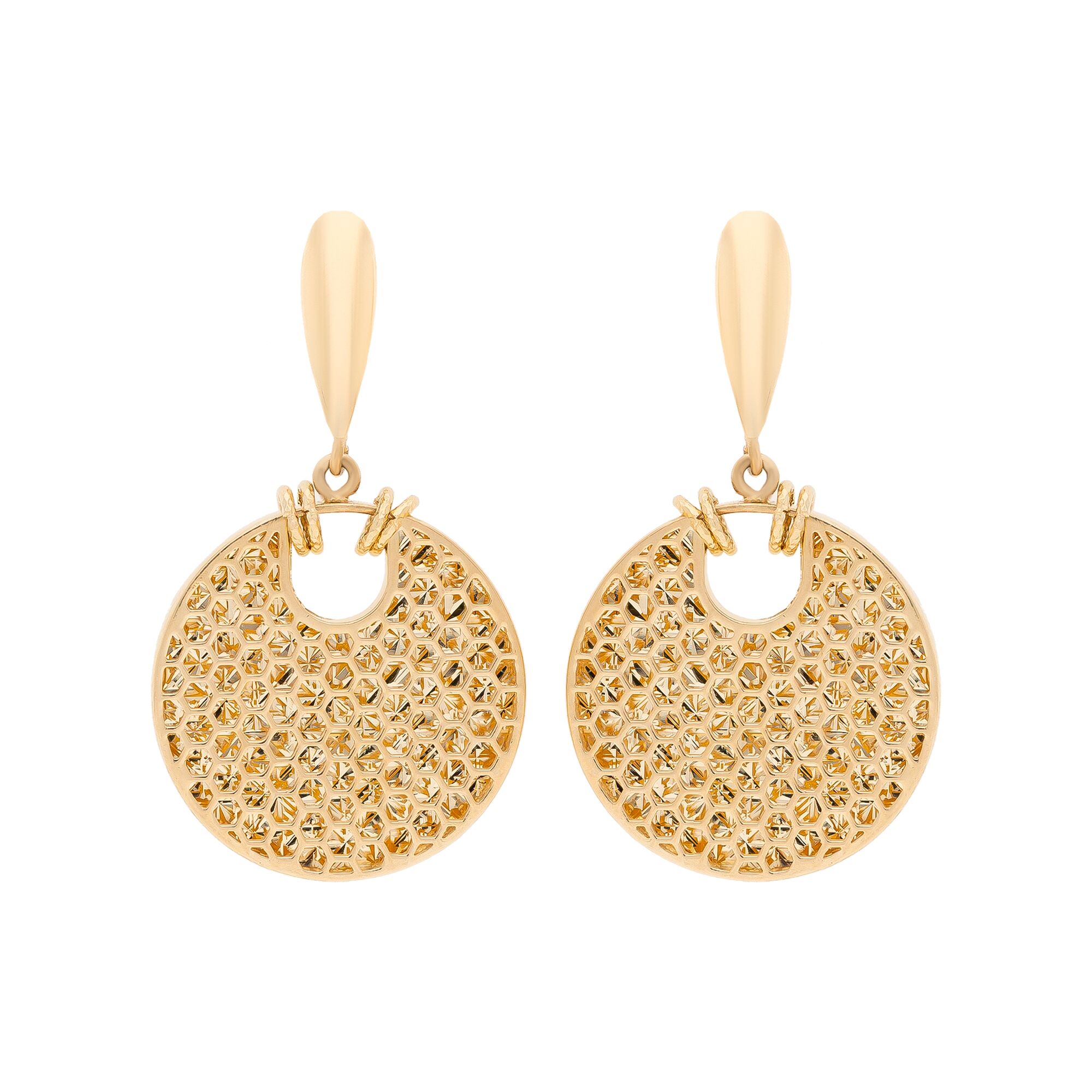 Серьги, золото, 585, 7.39г, 54292 | GoldMarket.kz