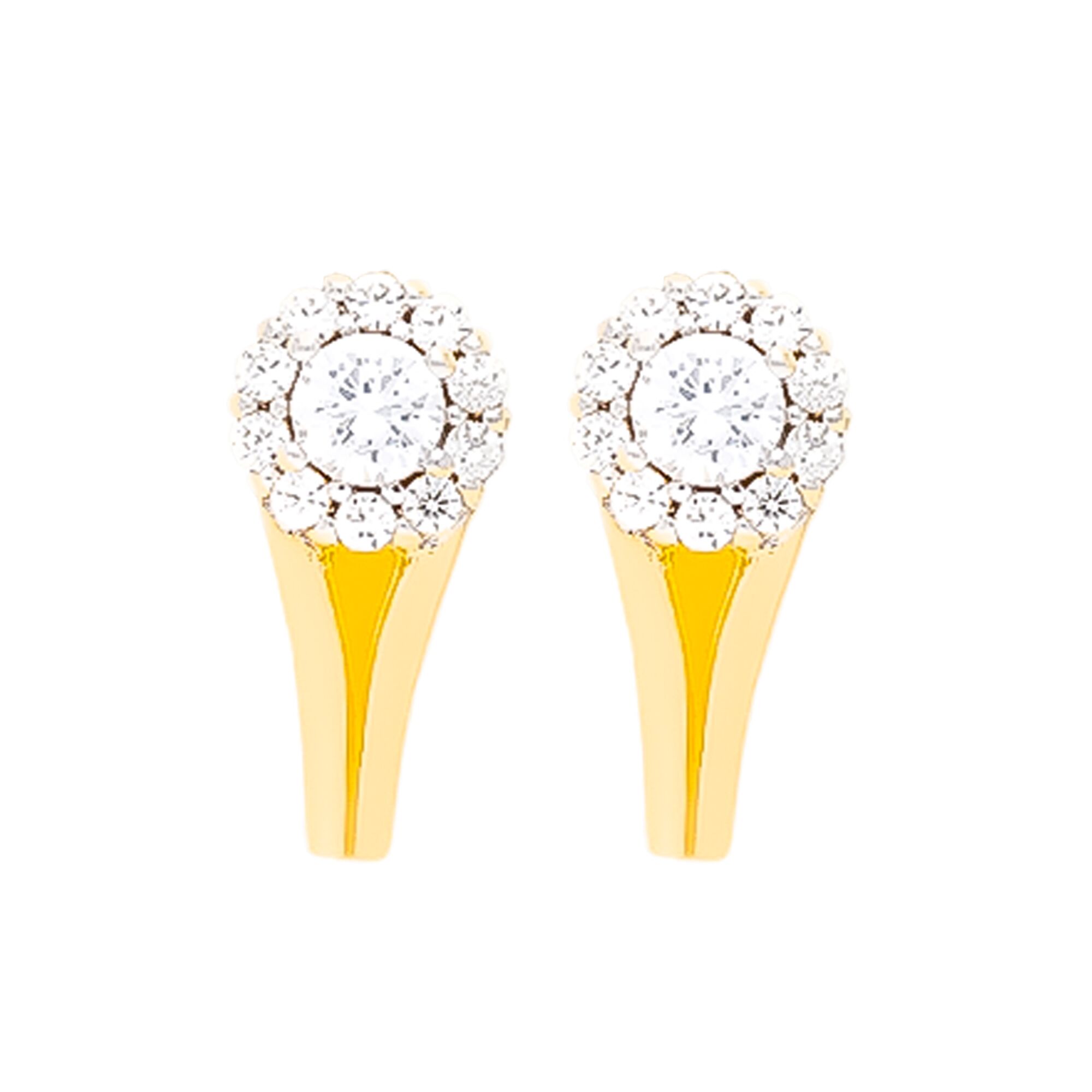 Серьги, золото, 585, 4.01г, 54379 | GoldMarket.kz