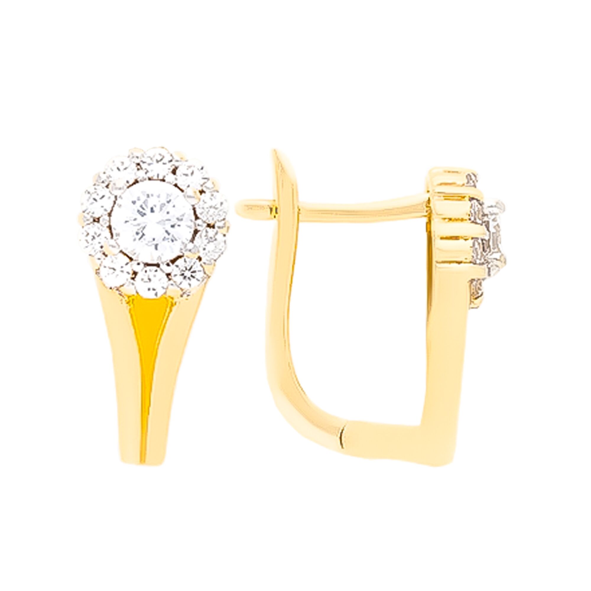 Серьги, золото, 585, 4.01г, 54379, изображение 2 | GoldMarket.kz