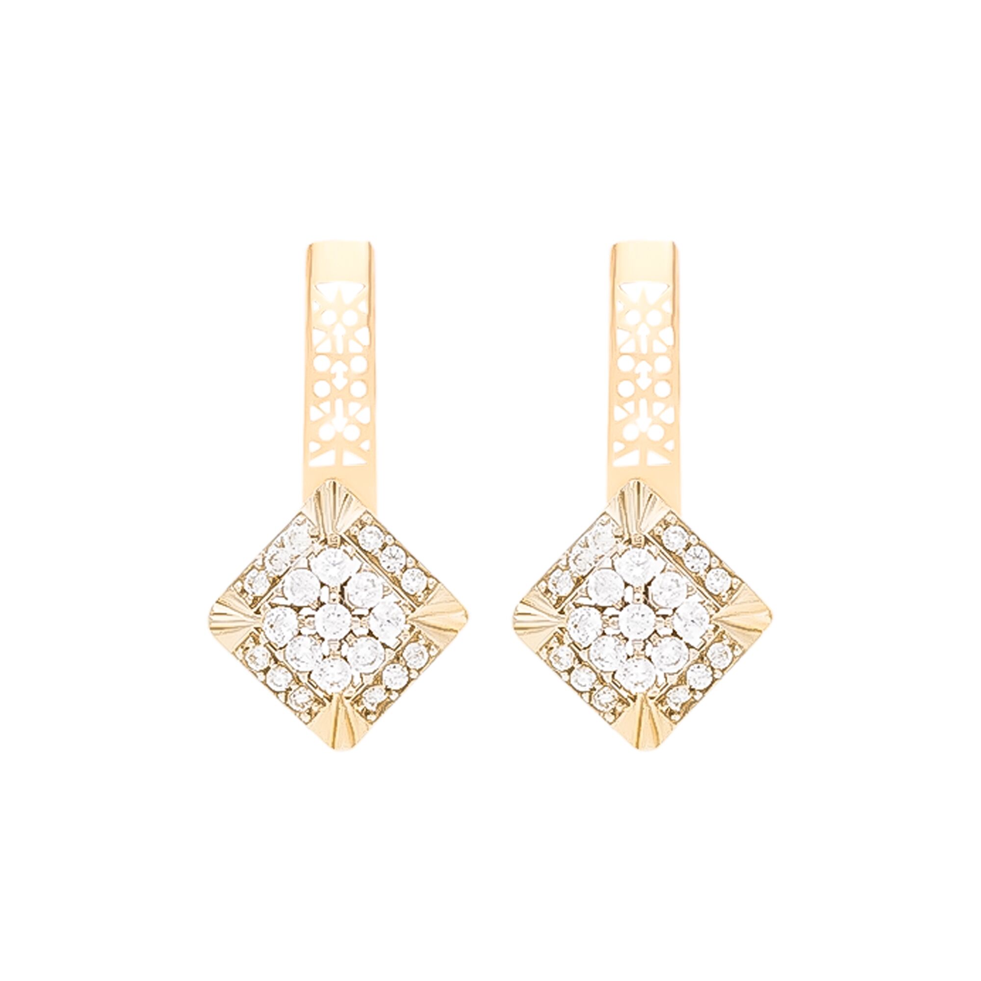Серьги, золото, 585, 3.8г, 54420 | GoldMarket.kz