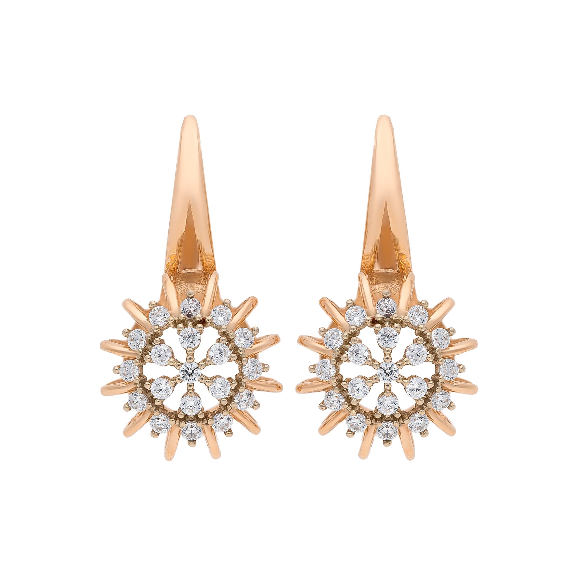Серьги, золото, 585, 4.54г, 54503 | GoldMarket.kz