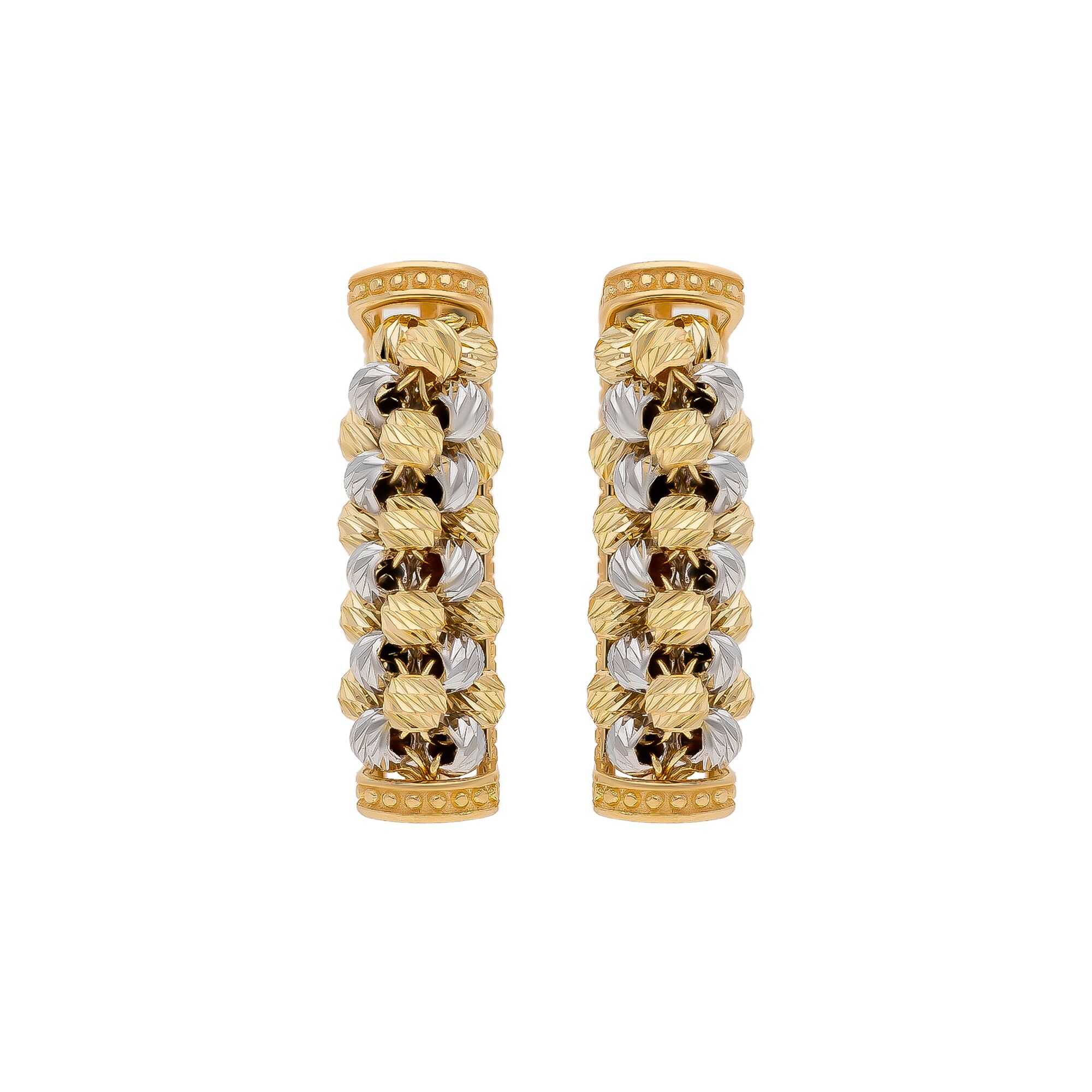 Серьги, золото, 585, 5.51г, 54508 | GoldMarket.kz