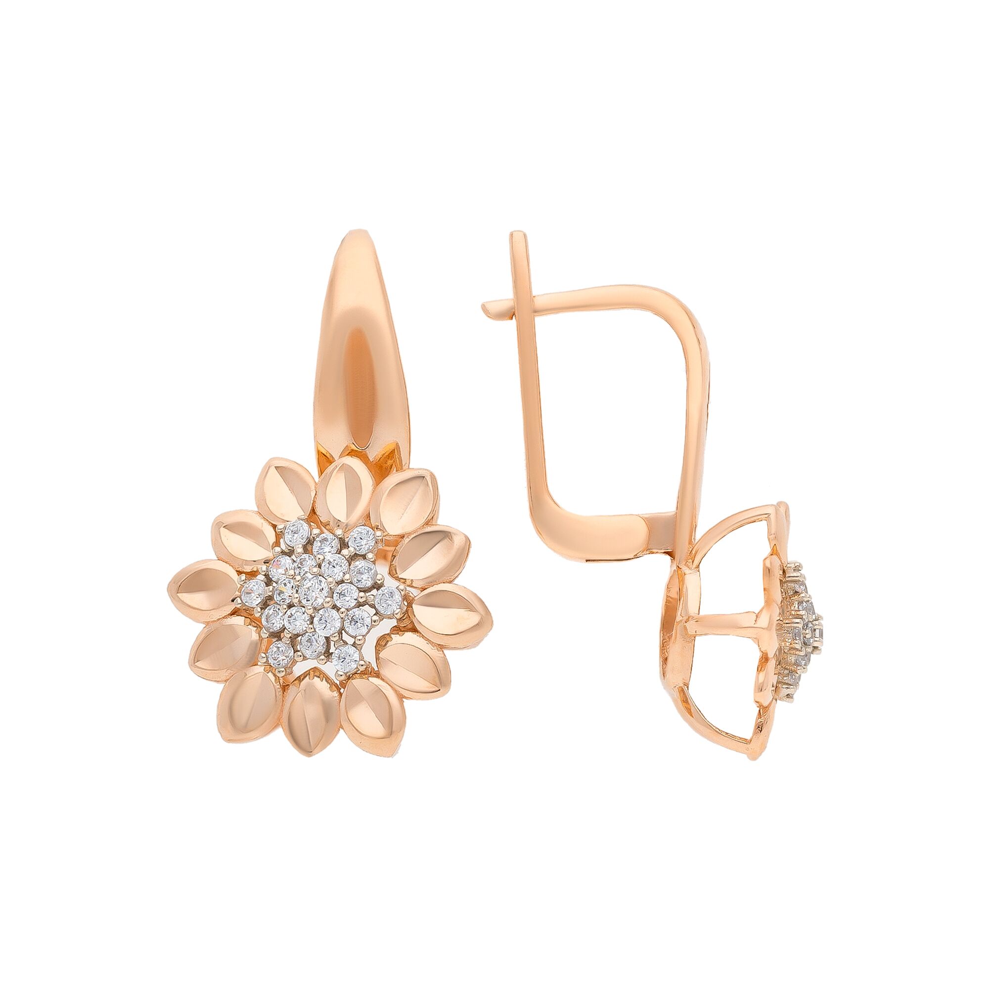 Серьги, золото, 585, 4.42г, 54515, изображение 2 | GoldMarket.kz